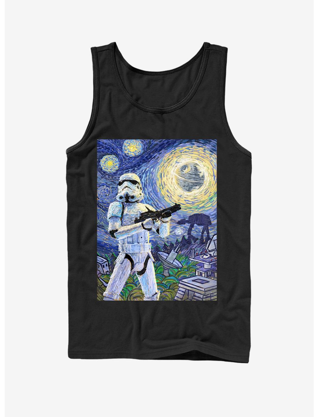 Star Wars Stormtrooper Starry Night Tank Top, BLACK, hi-res