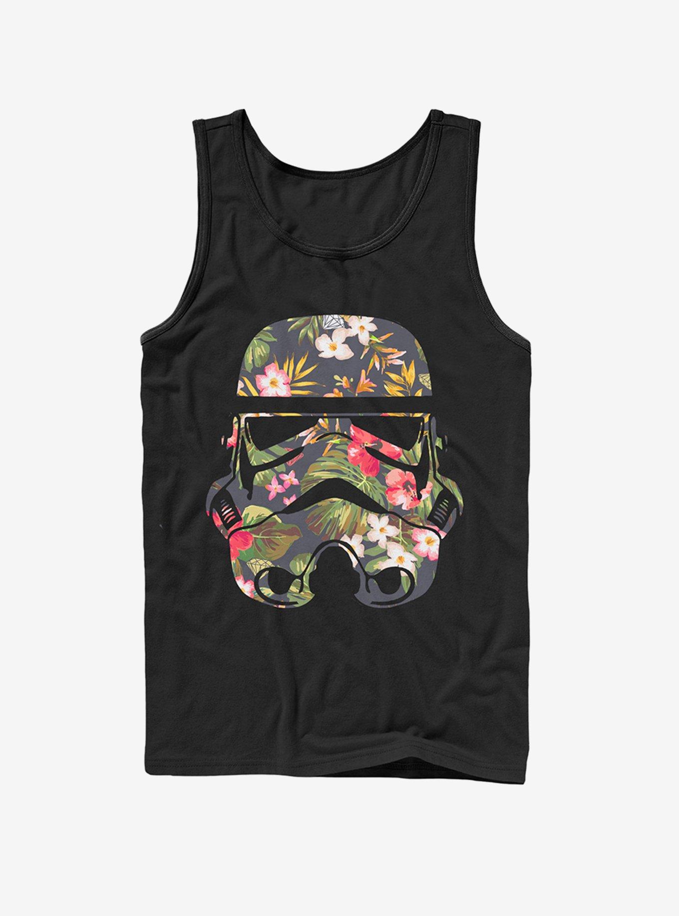 Star Wars Tropical Stormtrooper Tank Top, BLACK, hi-res