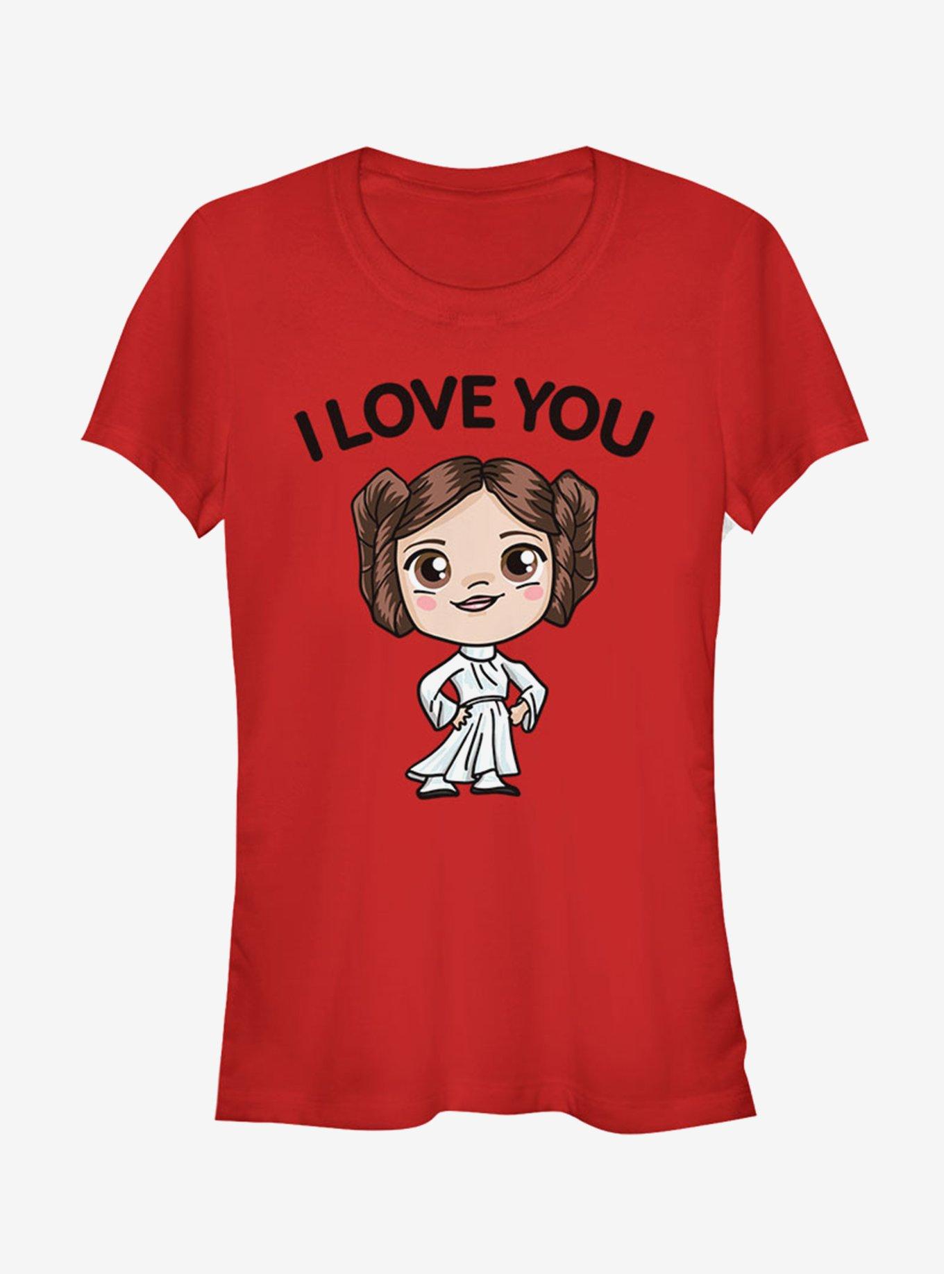 Star Wars Chibi I Love You Girls T-Shirt, , hi-res