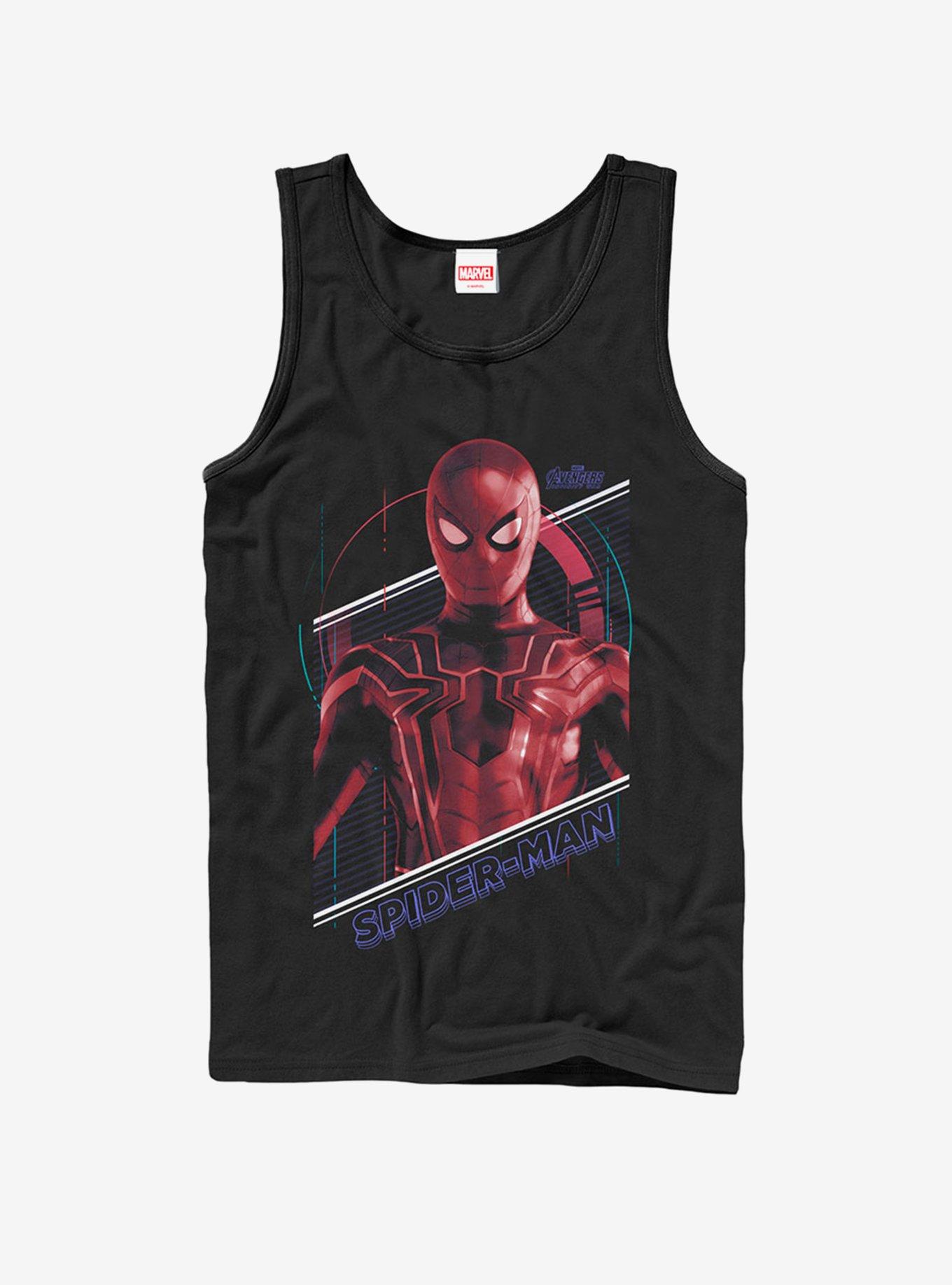 Marvel Avengers: Infinity War Spider-Man Tech Tank - BLACK | Hot Topic