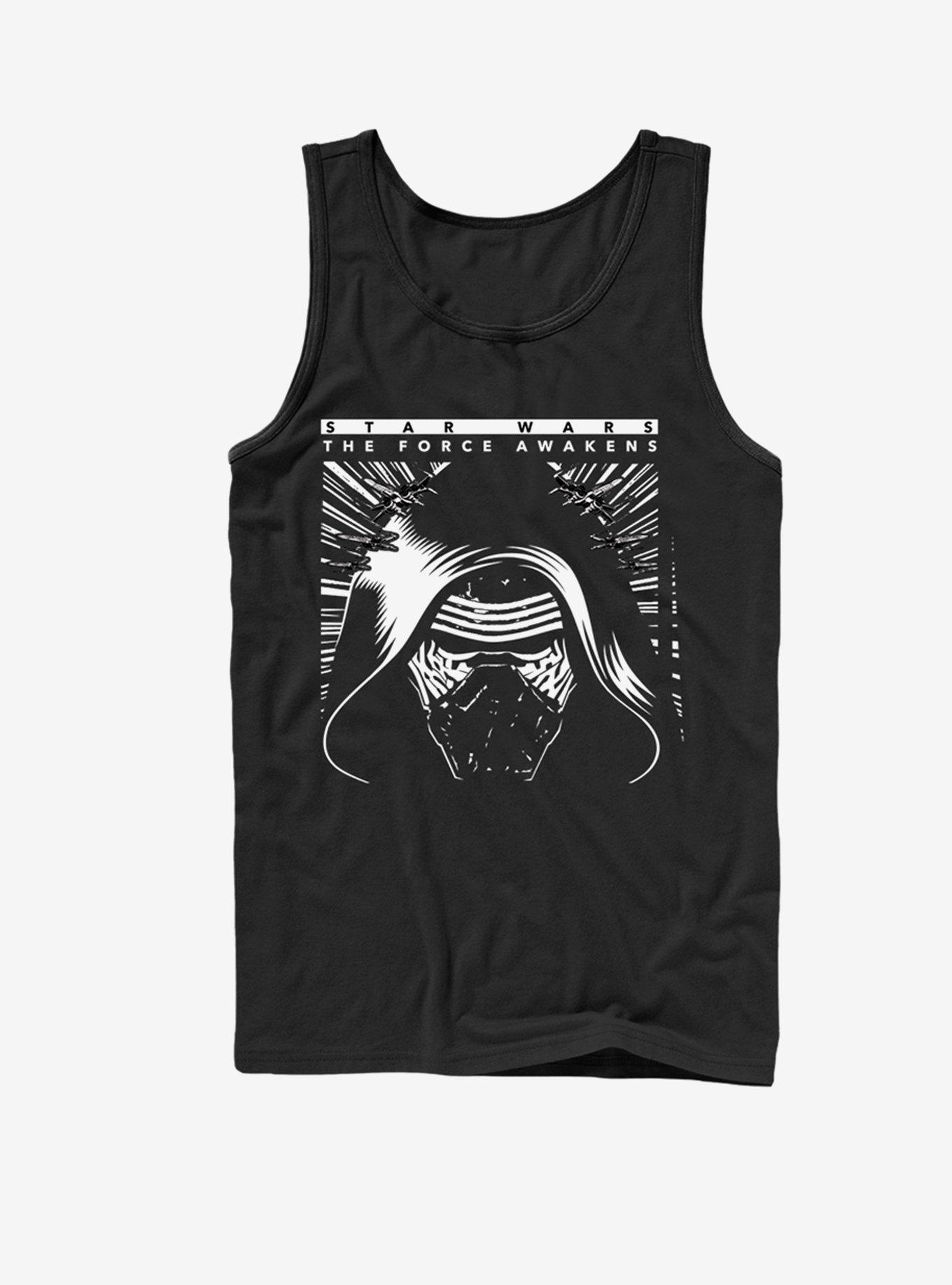 Star Wars Kylo Ren X-Wings Tank, BLACK, hi-res