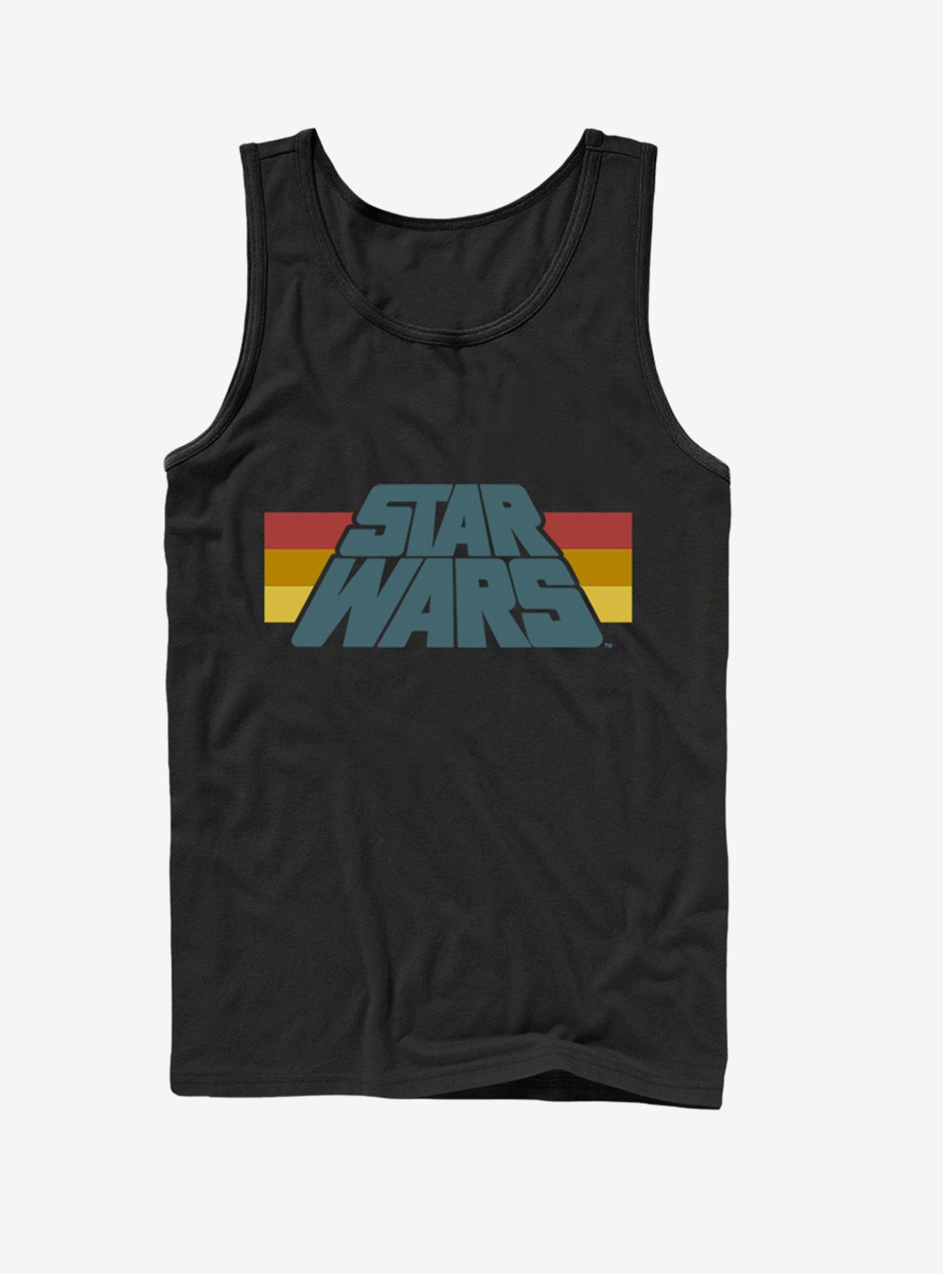 Star Wars Stripe Logo Tank, BLACK, hi-res