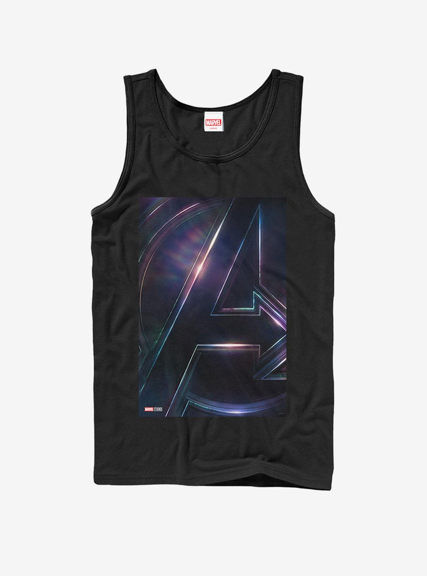 Marvel Avengers: Infinity War Logo Poster Tank, BLACK, hi-res