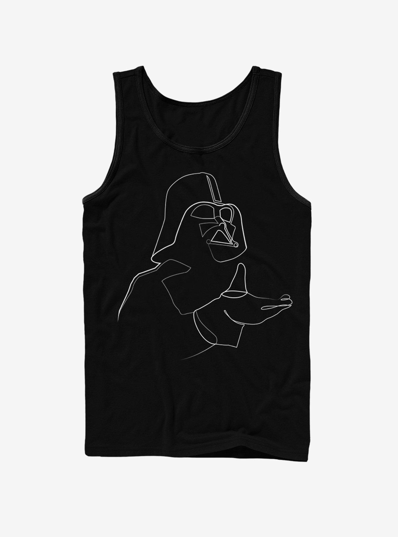 Star Wars Darth Vader Outline Tank, , hi-res