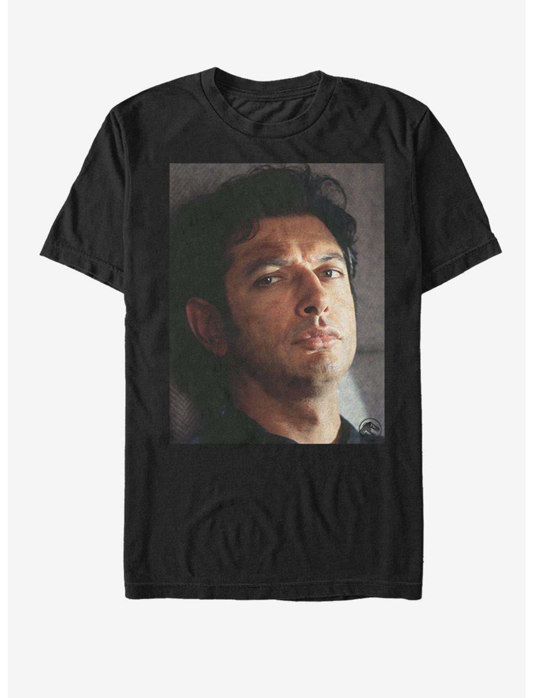 Jurassic Park Goldblum Stare T-Shirt, BLACK, hi-res
