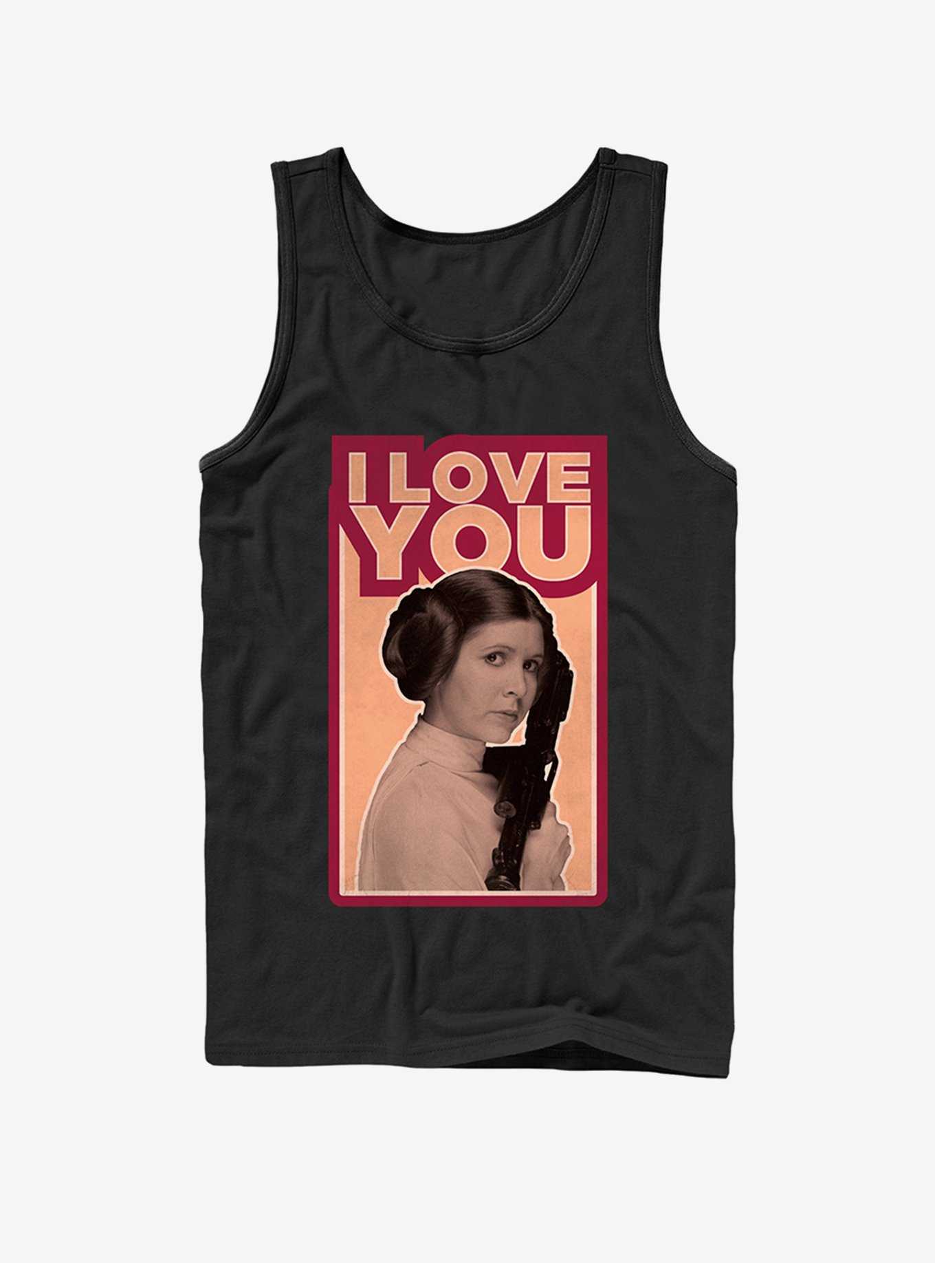 Star Wars Princess Leia Quote I Love You Tank, , hi-res
