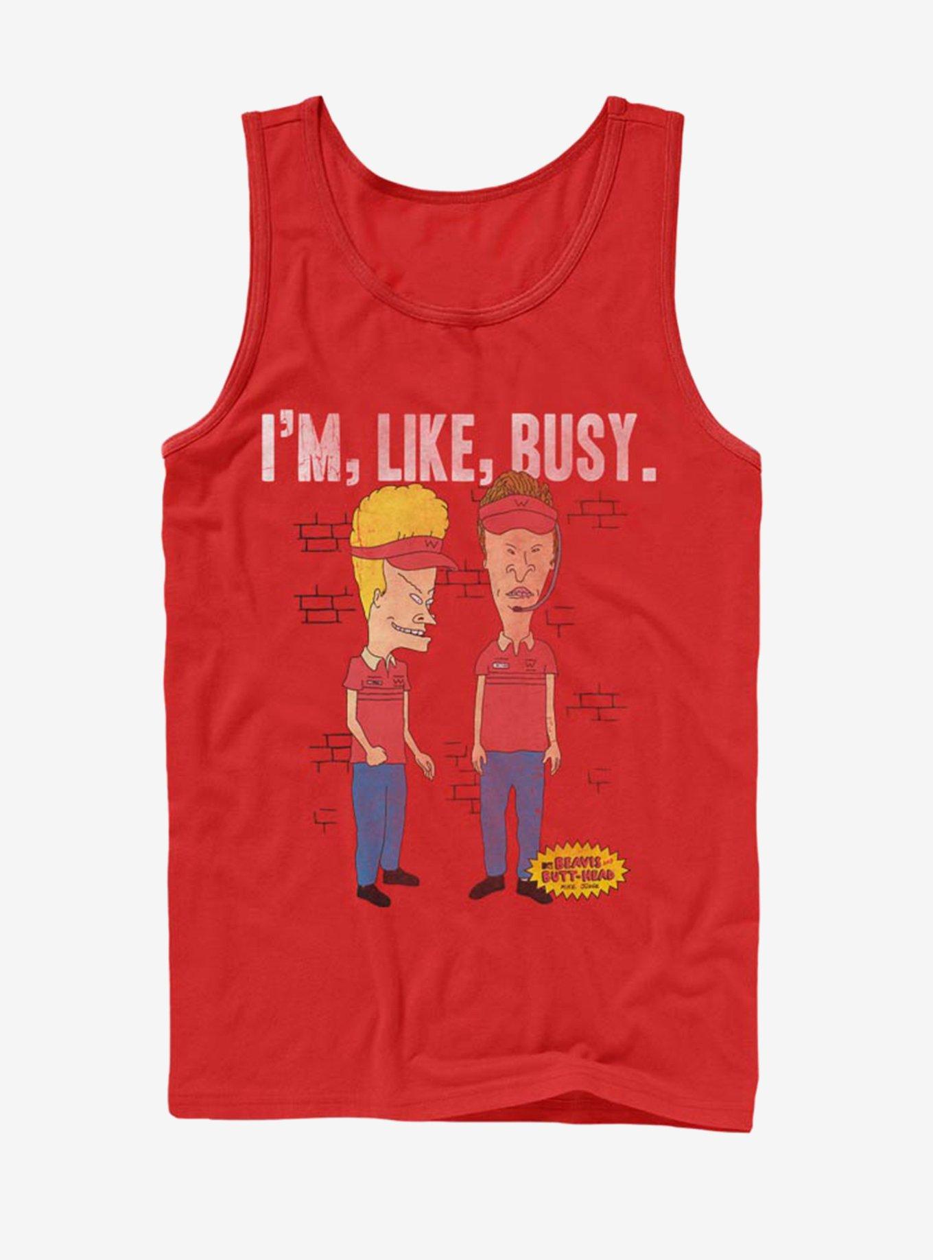 Beavis and Butt-Head I'm Busy Tank, RED, hi-res