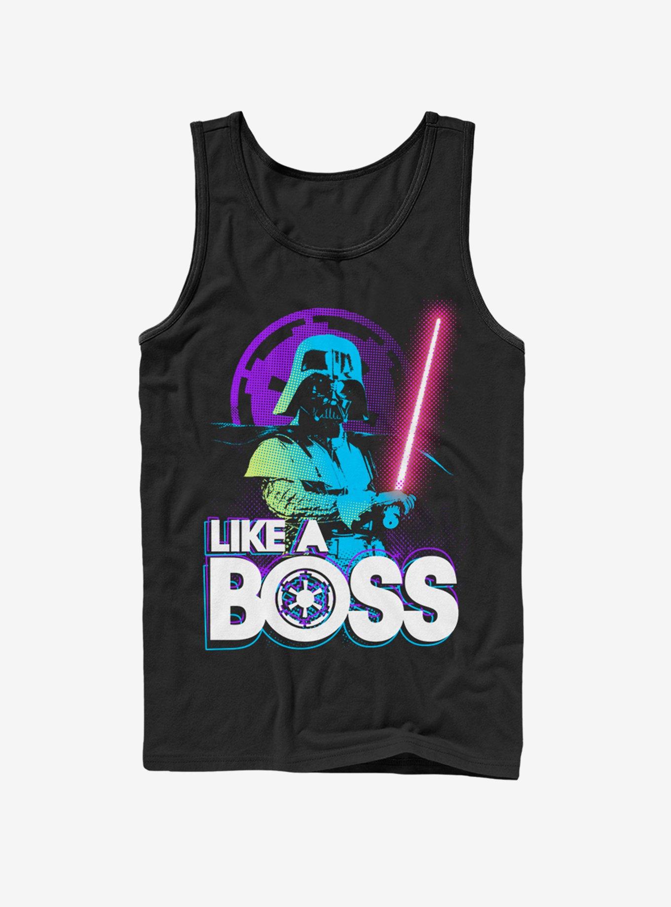 Star Wars Like a Boss Tank, BLACK, hi-res