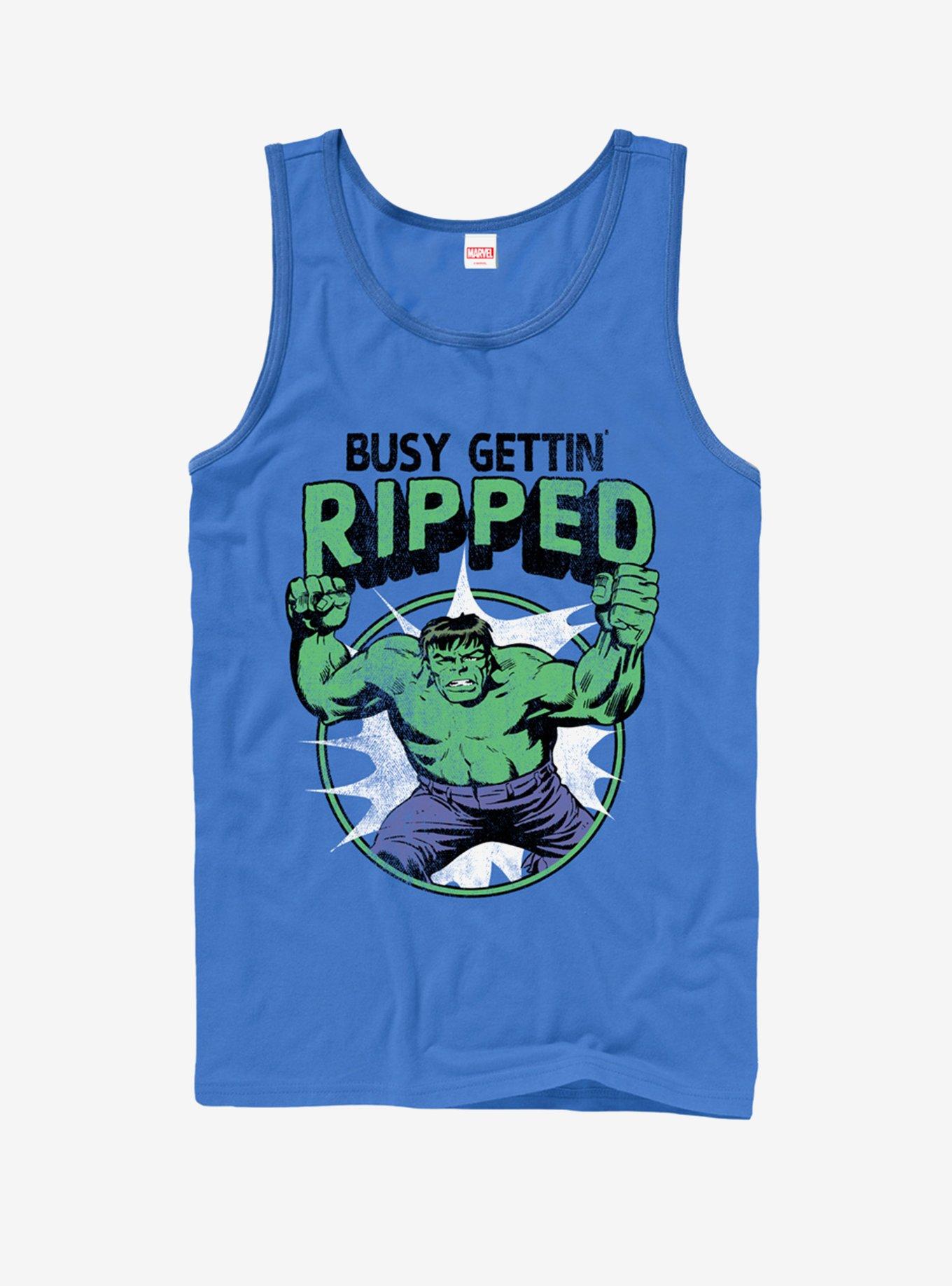 Marvel Hulk Getting Ripped Tank