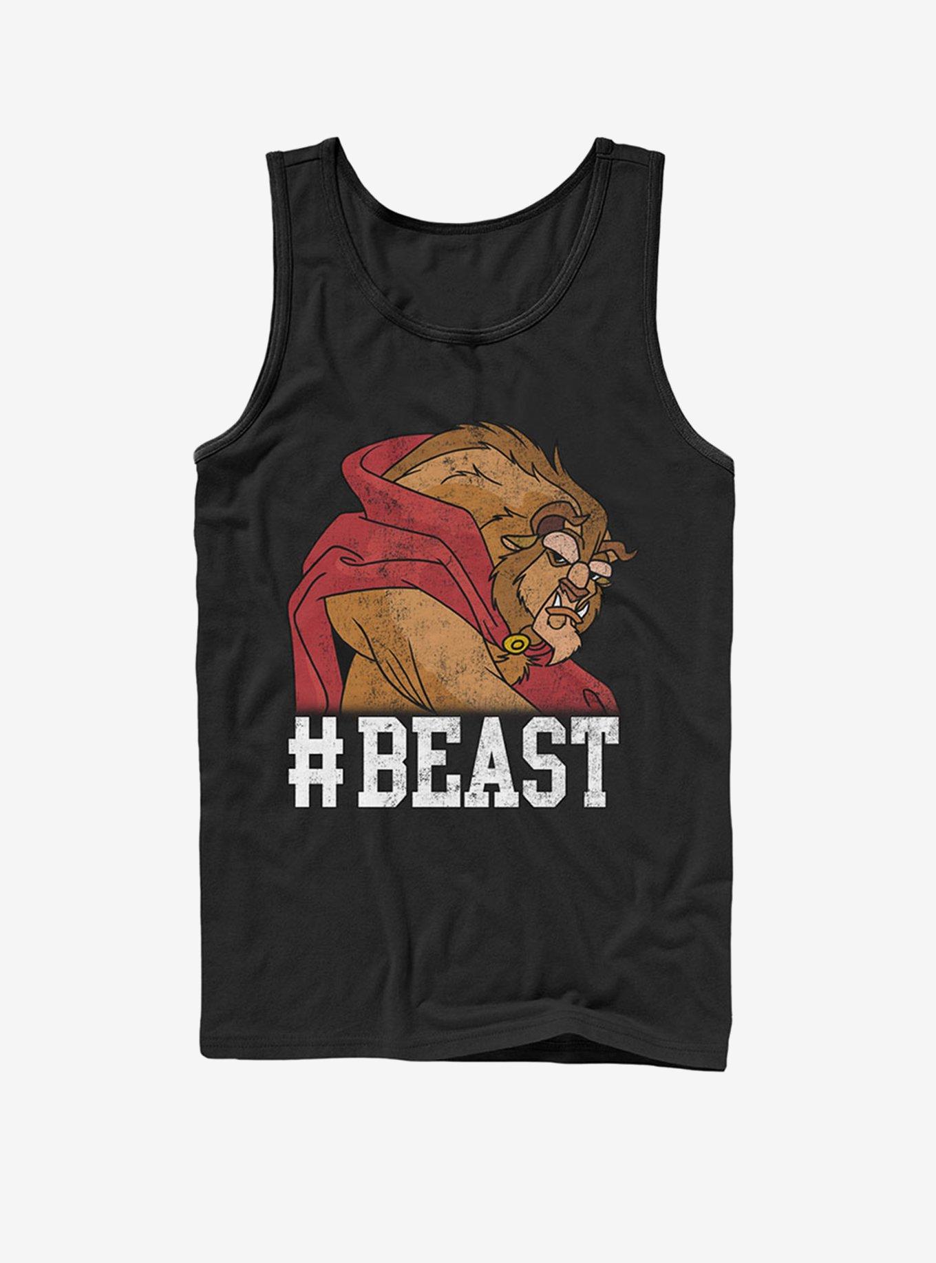 Disney Beauty and the Beast #Beast Tank, BLACK, hi-res