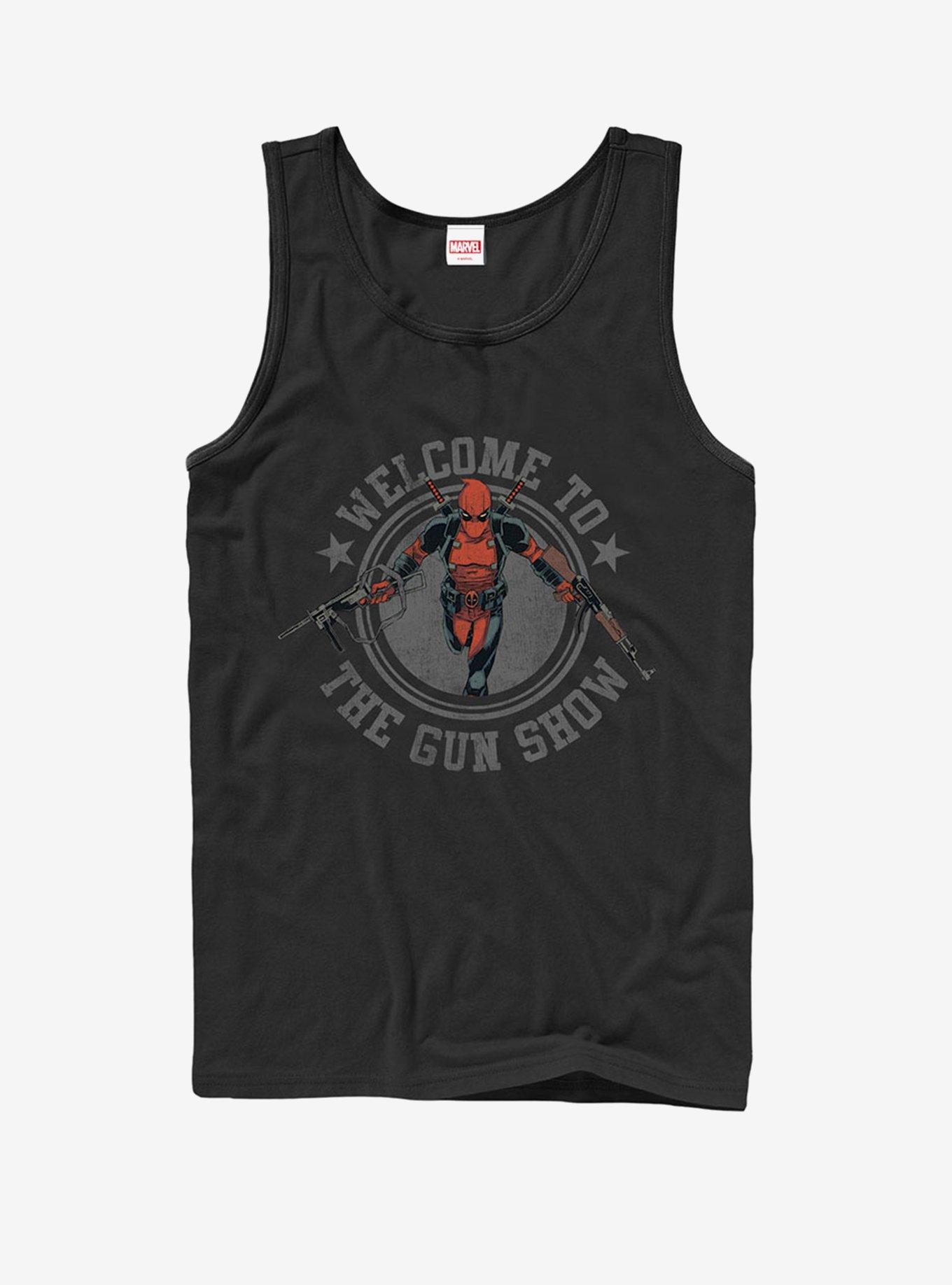 Marvel Deadpool Gun Show Tank, BLACK, hi-res