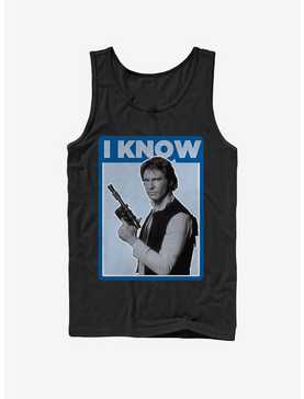 Star Wars Han Solo Quote I Know Tank, , hi-res