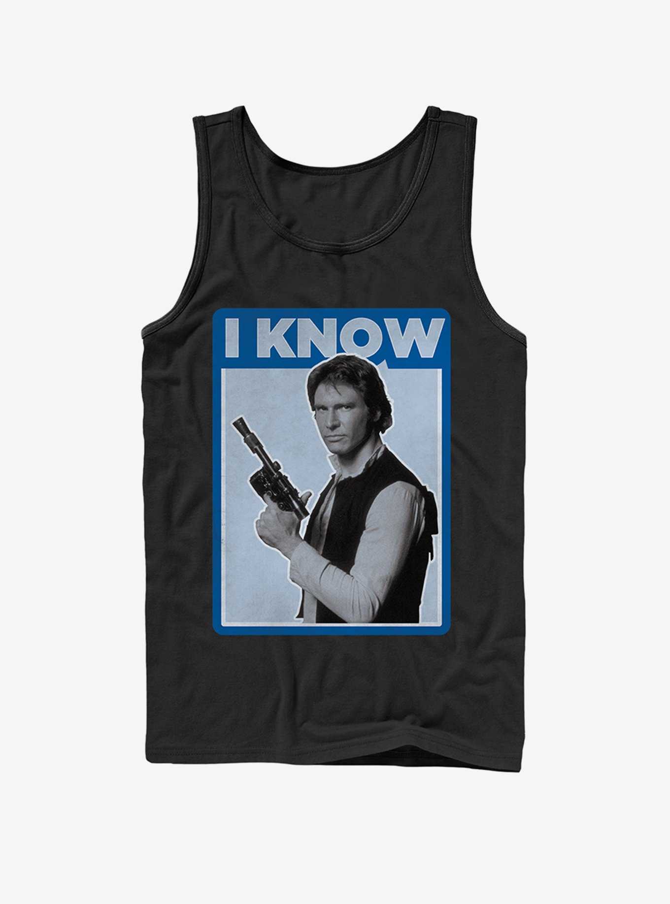 Star Wars Han Solo Quote I Know Tank, , hi-res