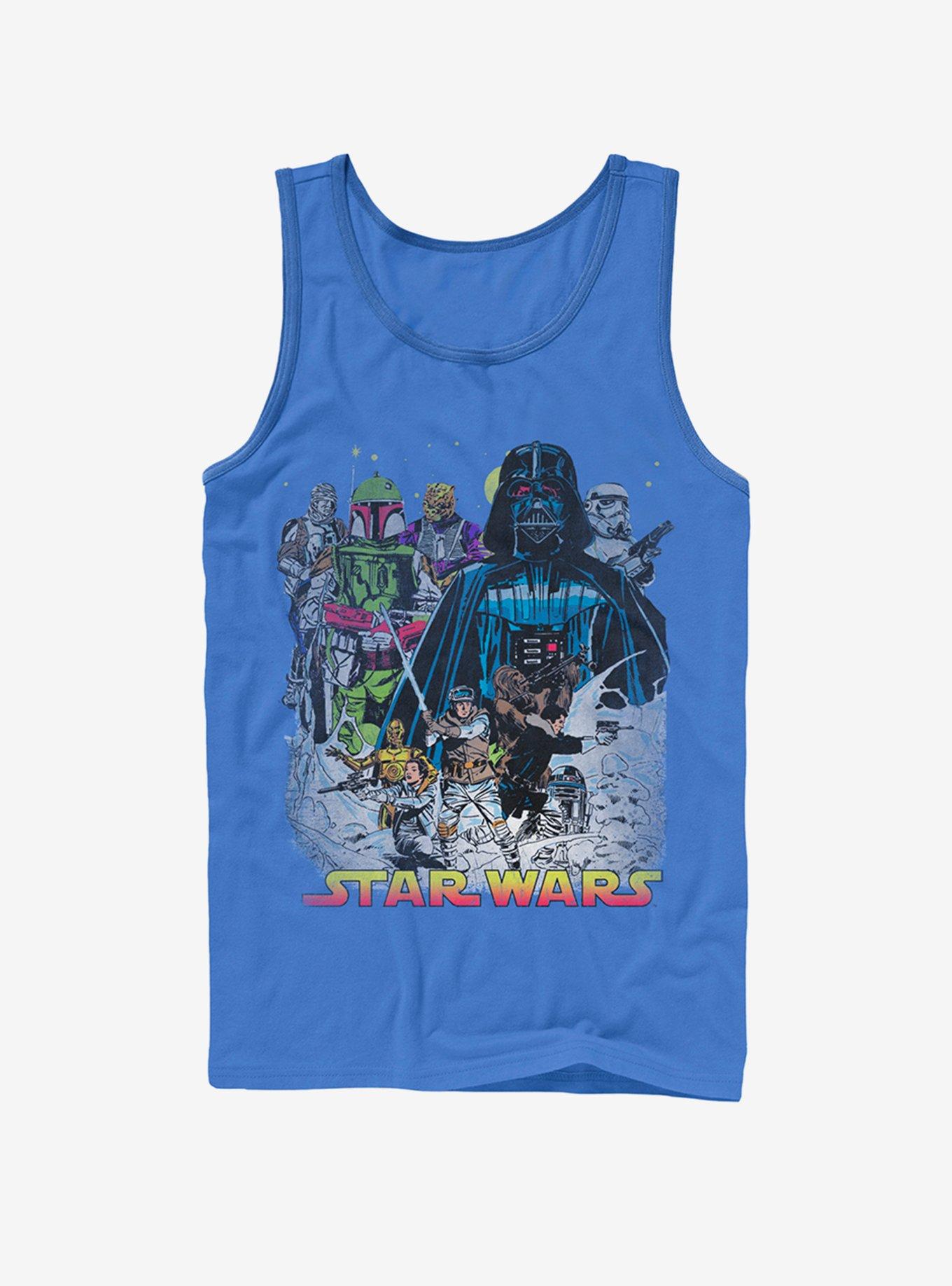 Star Wars Ice Planet Hoth Illustration Tank, ROYAL, hi-res