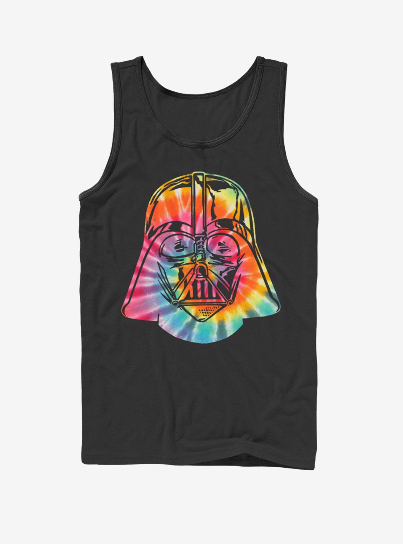 Star Wars Tie-Dye Darth Vader Tank, BLACK, hi-res