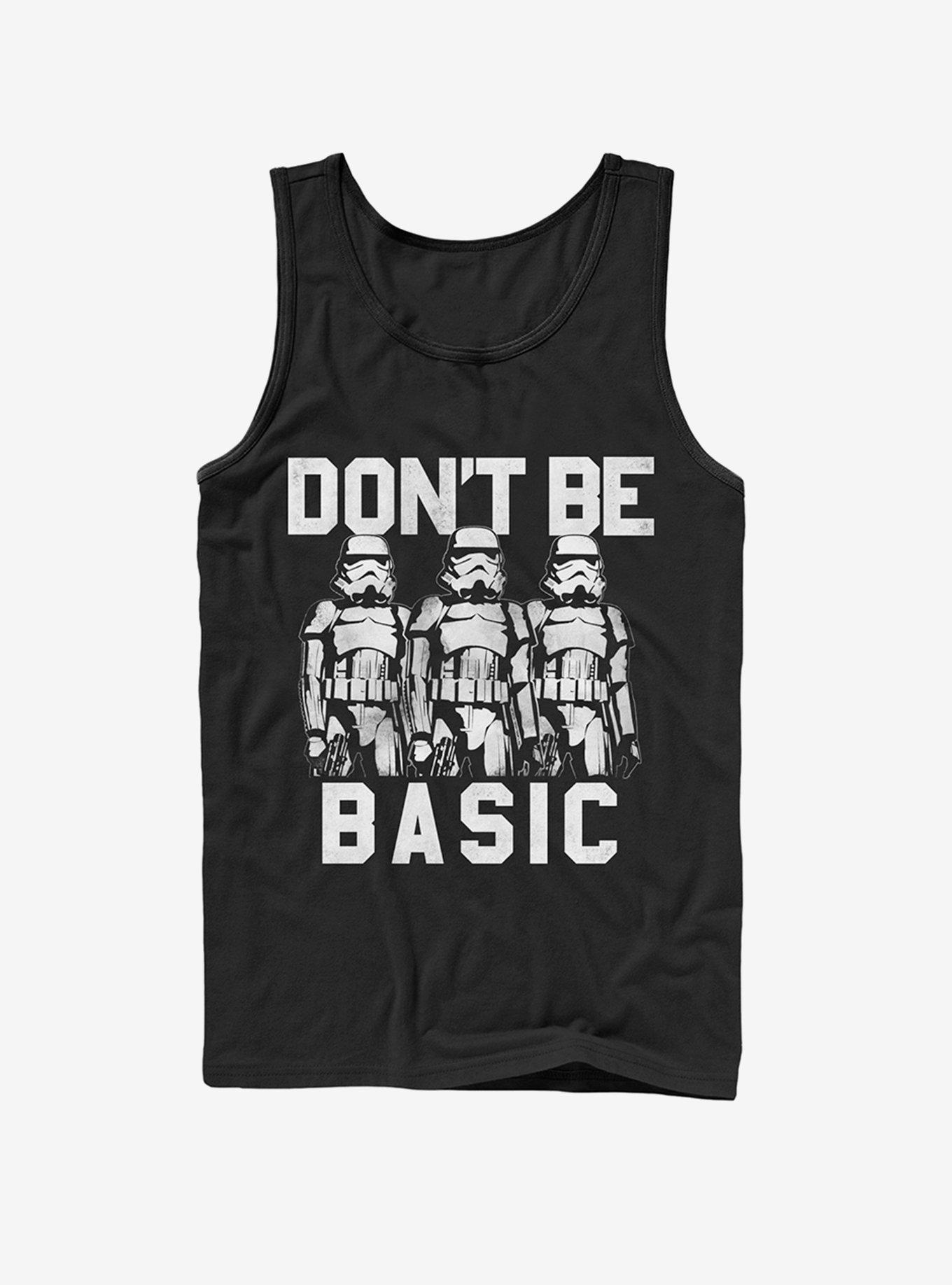 Star Wars Don't Be Basic Stormtroopers Tank, BLACK, hi-res