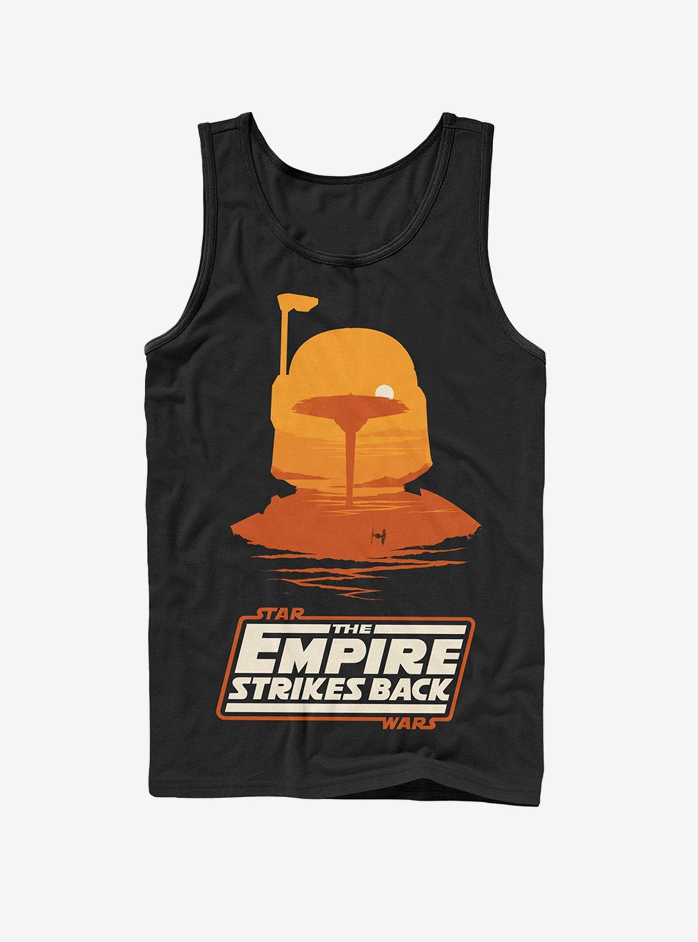 Star Wars Episode V The Empire Strikes Back Cloud City Boba Fett Tank Top, BLACK, hi-res