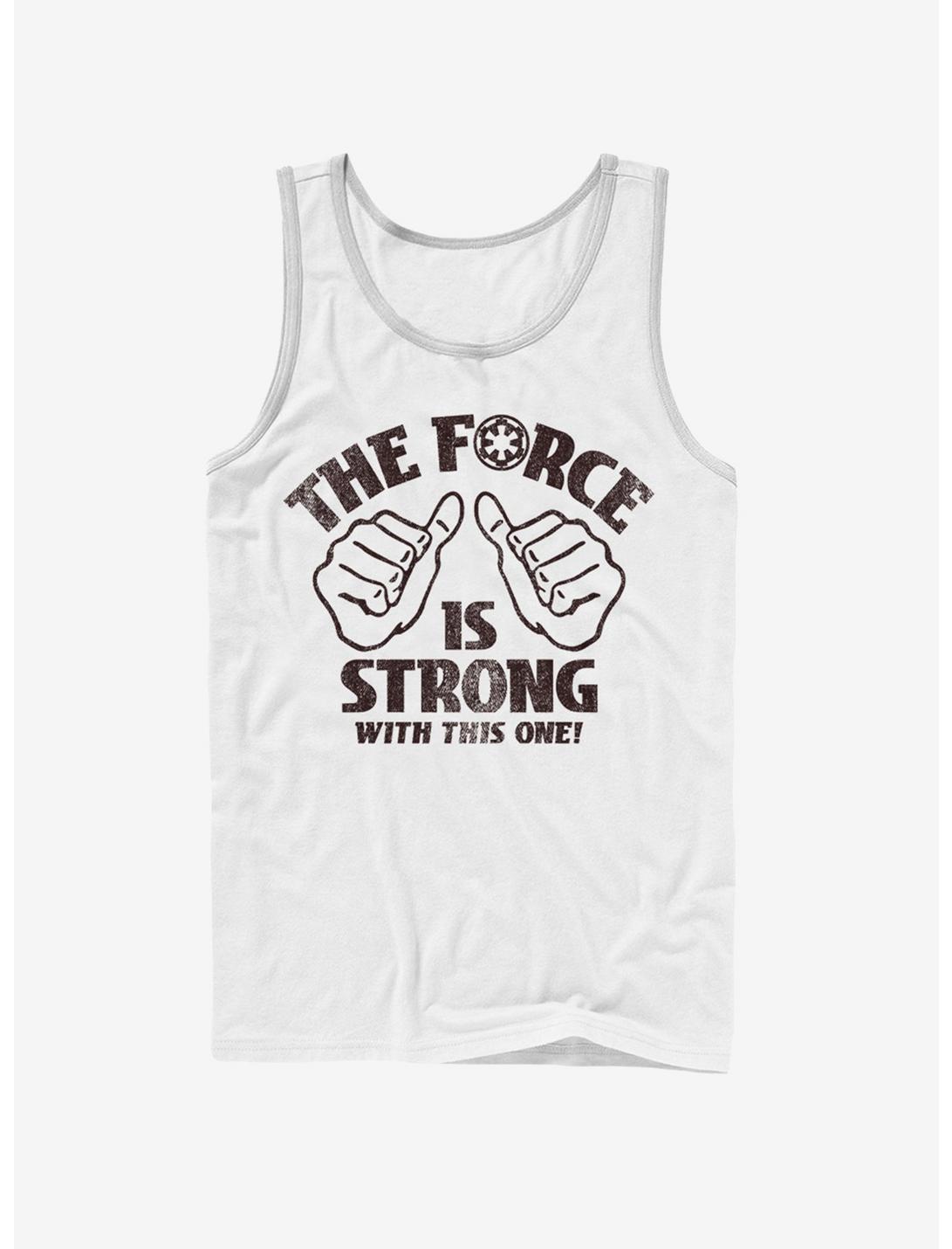 Star Wars The Force is Strong Tank, WHITE, hi-res