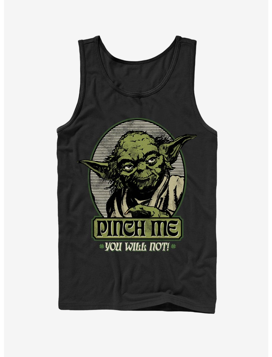 Star Wars Yoda Pinch Me You Will Not Tank, BLACK, hi-res