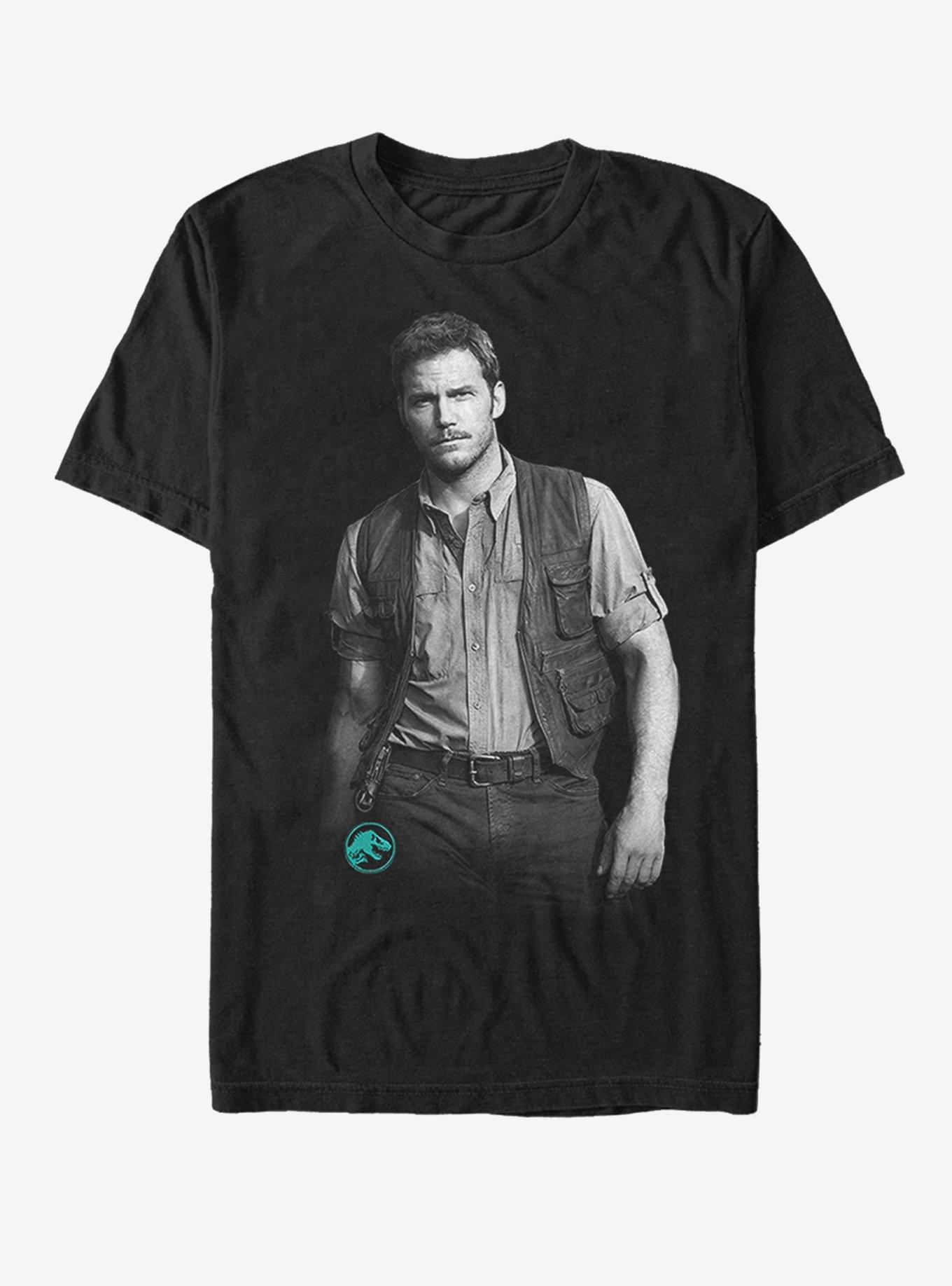 Jurassic Park Owen Smoulder T-Shirt, BLACK, hi-res