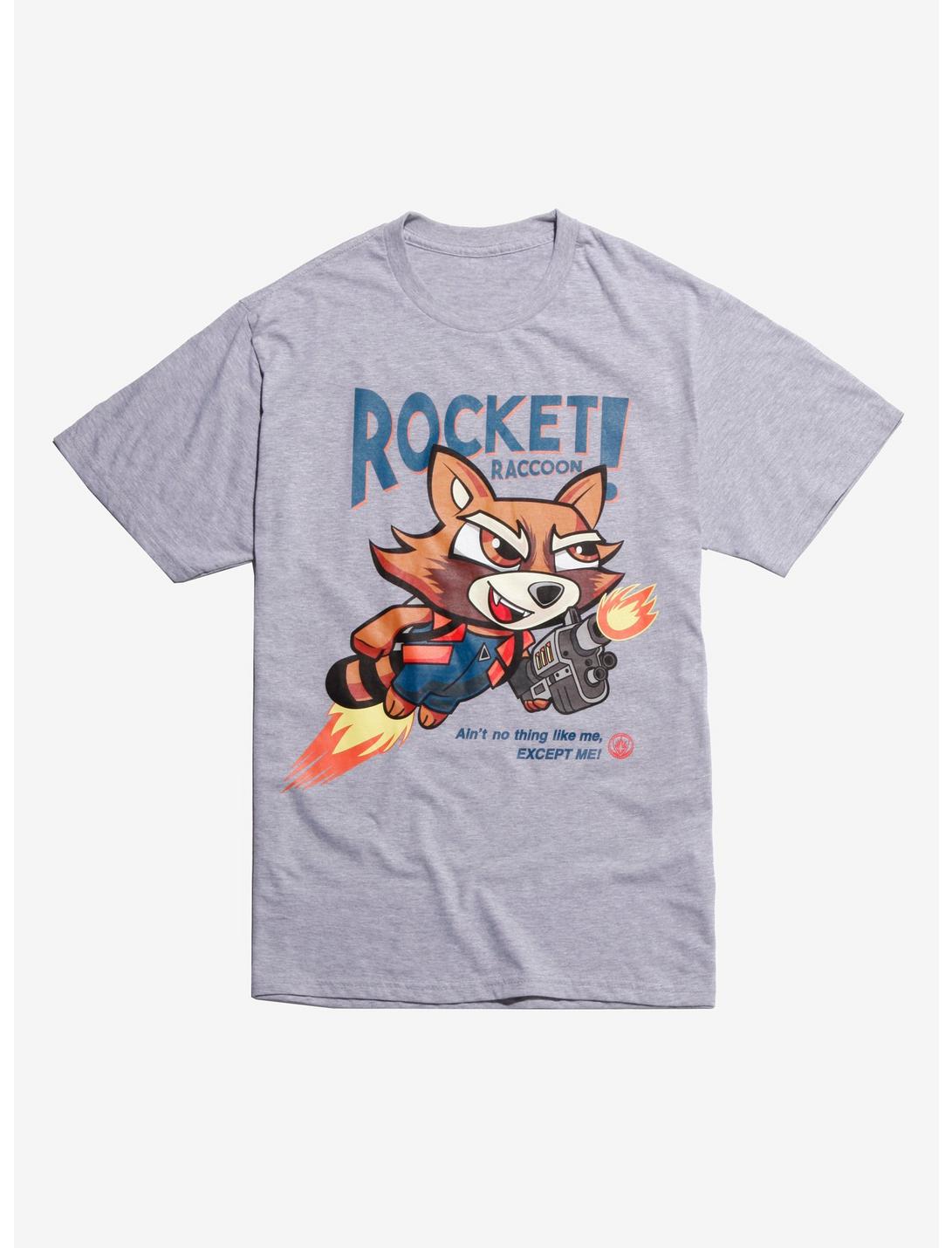 Marvel Guardians Of The Galaxy Rocket Raccoon Ain't No Thing Like Me T-shirt, HEATHER GREY, hi-res