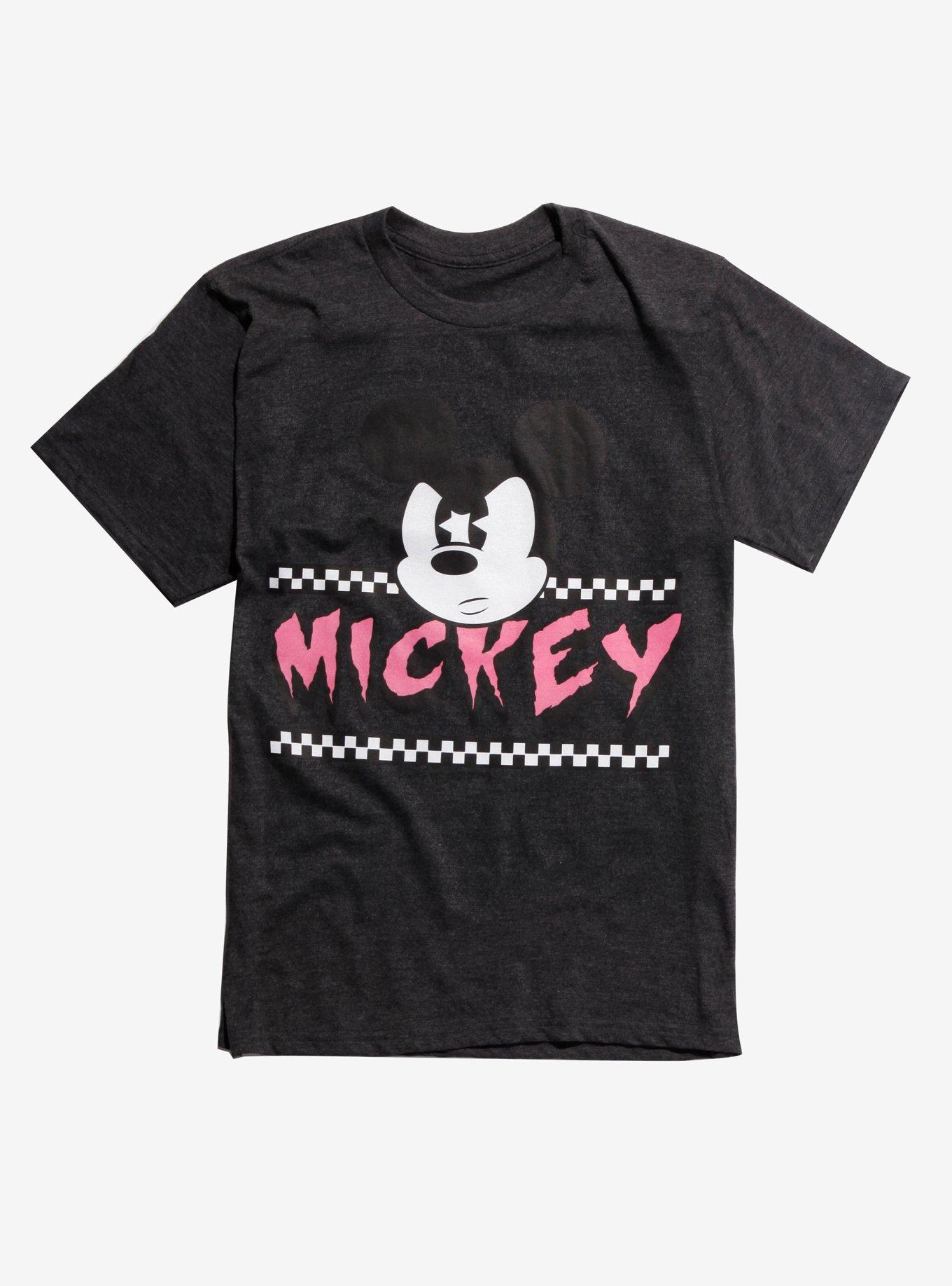 Disney Mickey Mouse Retro Checkered T-Shirt