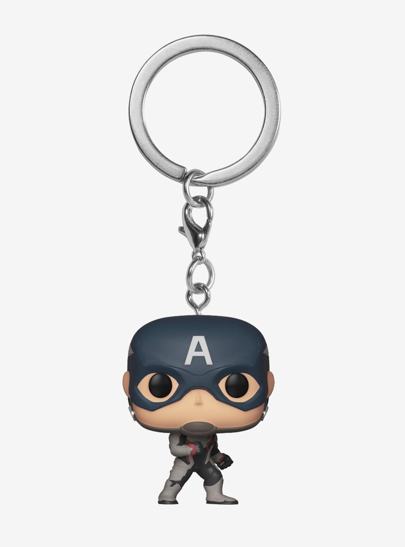 Funko Marvel Avengers Pocket Pop! Captain America Key Chain, , hi-res