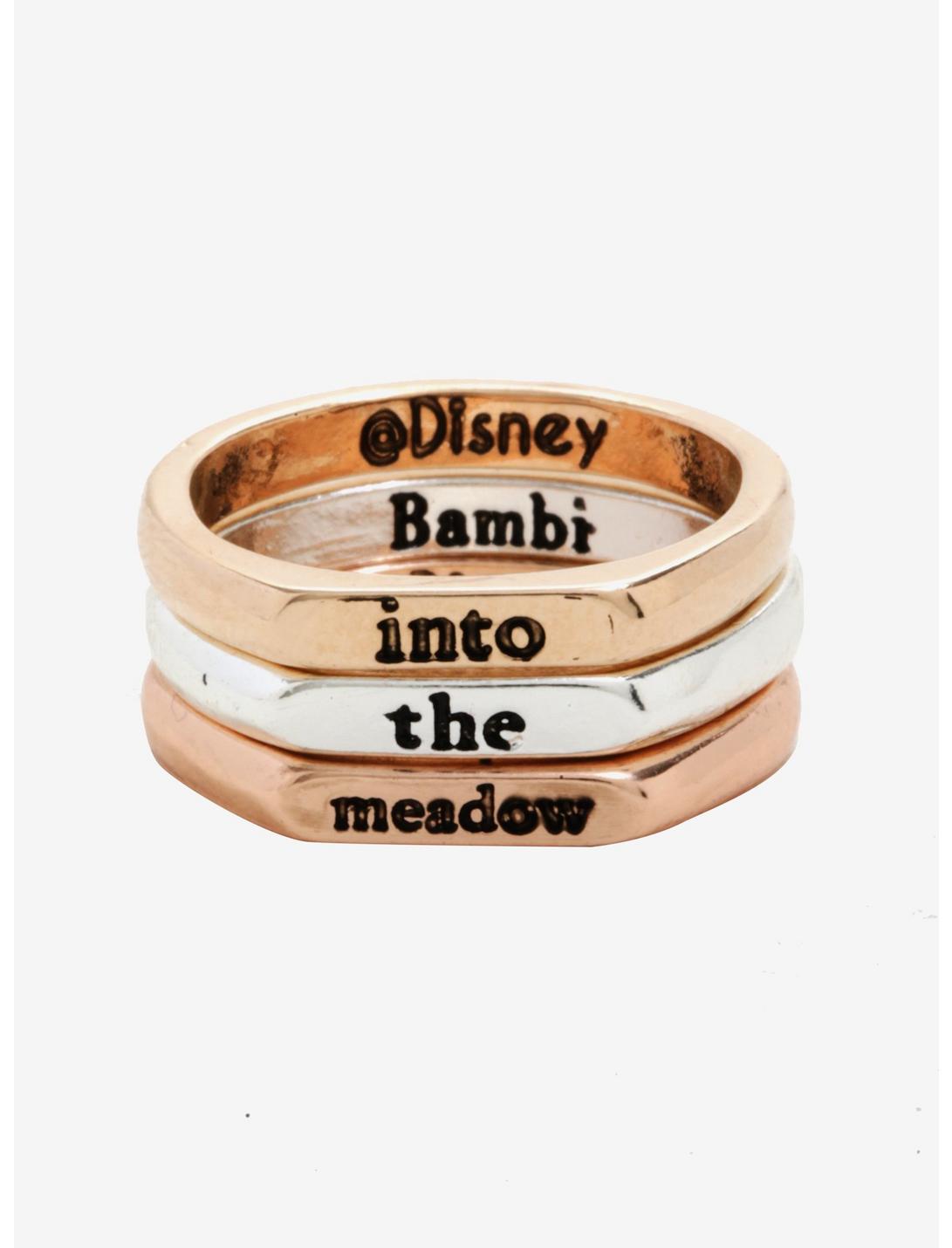 Disney Bambi Into The Meadow Stackable Ring Set, , hi-res