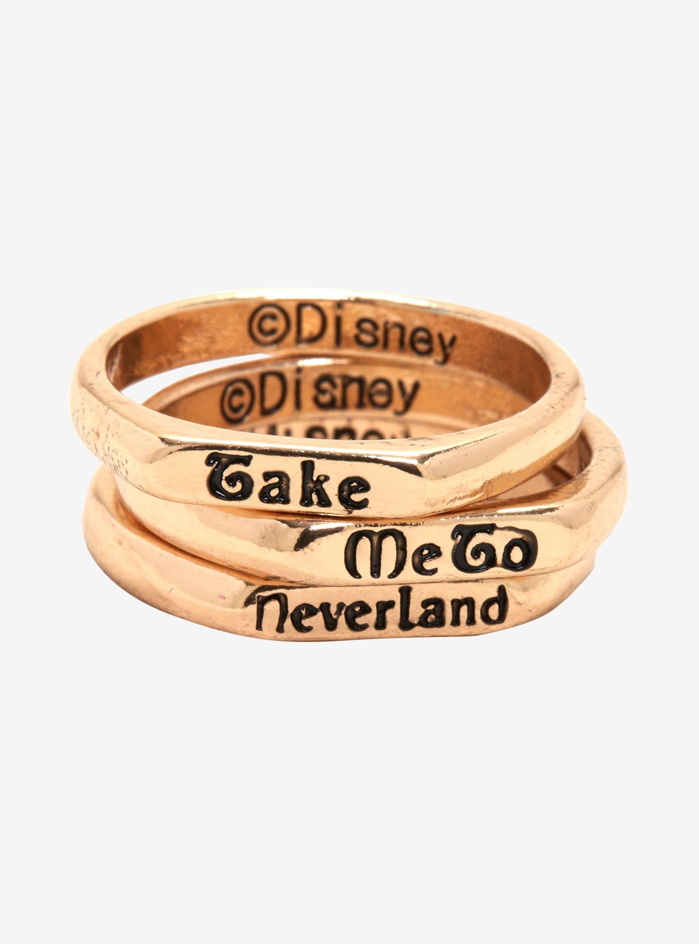 Disney Peter Pan Never Land Stackable Ring Set, , hi-res