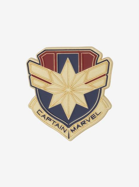 Marvel Captain Marvel Crest Enamel | Hot Topic