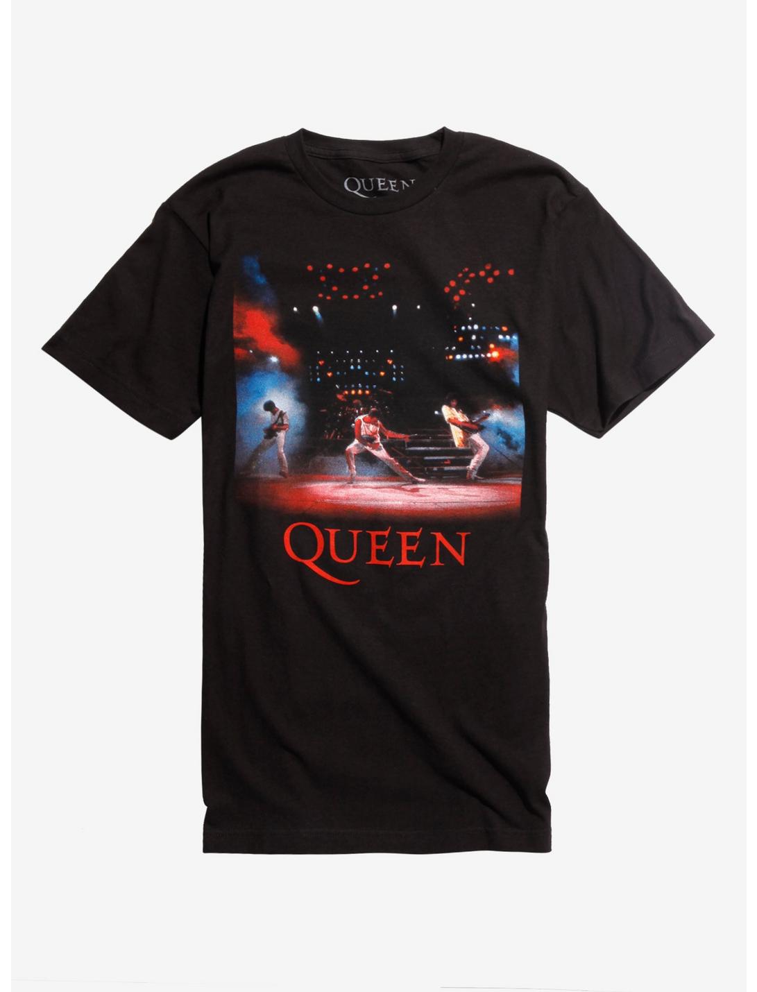 Queen Live On Stage T-Shirt, BLACK, hi-res