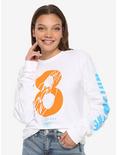 Why Don't We 8 Letters Girls Long-Sleeve T-Shirt, WHITE, hi-res