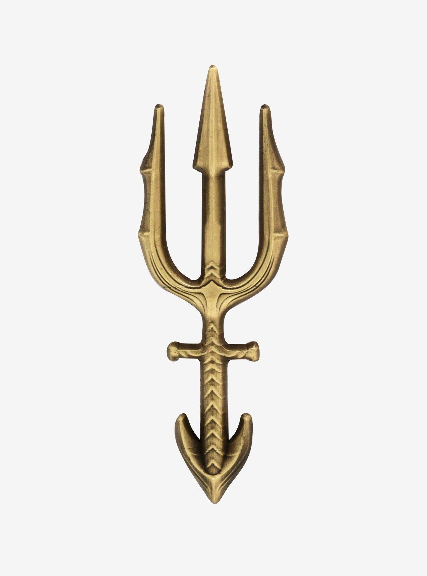 DC Comics Aquaman Trident Enamel Pin, , hi-res