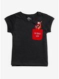 Disney Mulan Mushu Pocket Toddler T-Shirt - BoxLunch Exclusive, BLACK, hi-res
