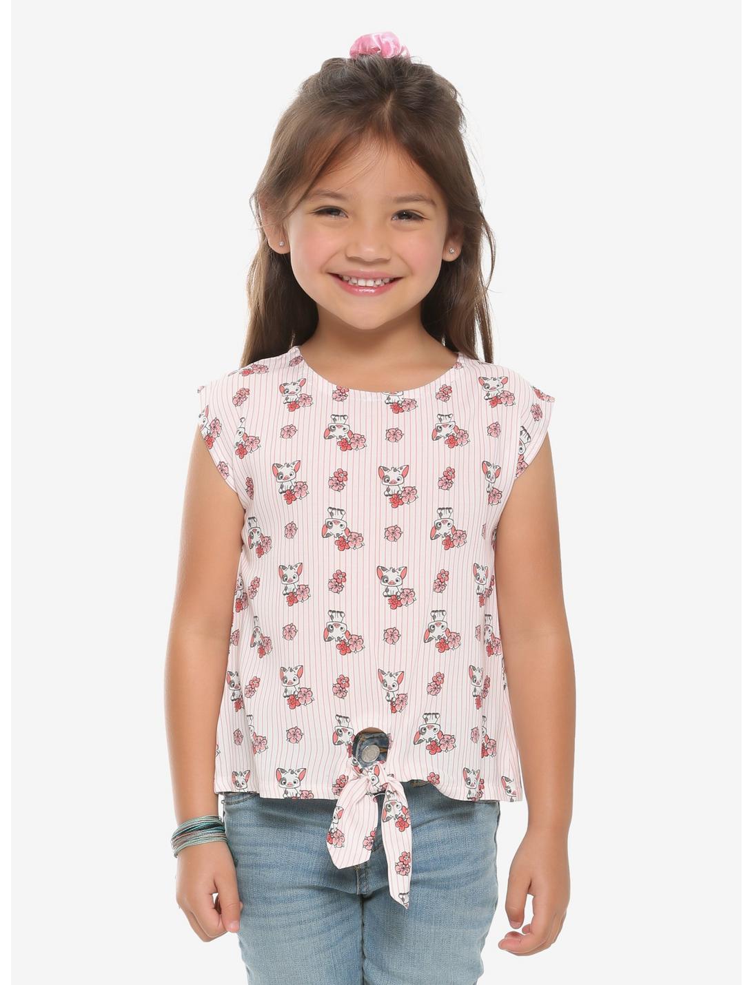 Disney Moana Pua Toddler Tie-Front Woven Top - BoxLunch Exclusive ...