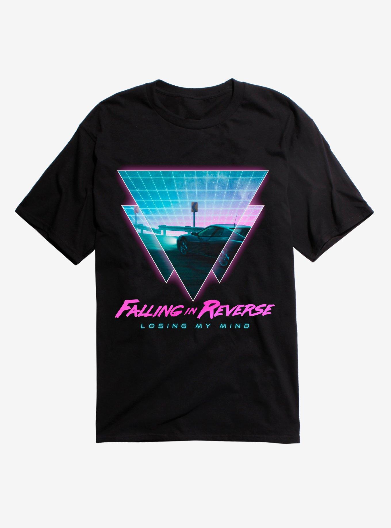 Falling In Reverse Losing My Mind T-Shirt, BLACK, hi-res