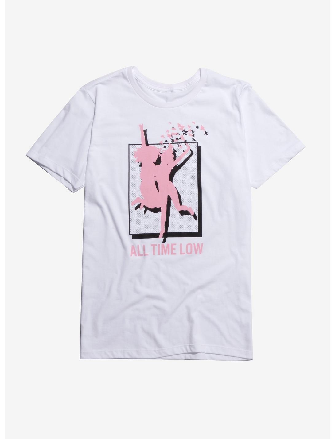 All Time Low So Wrong It's Right Pink & Black T-Shirt, WHITE, hi-res
