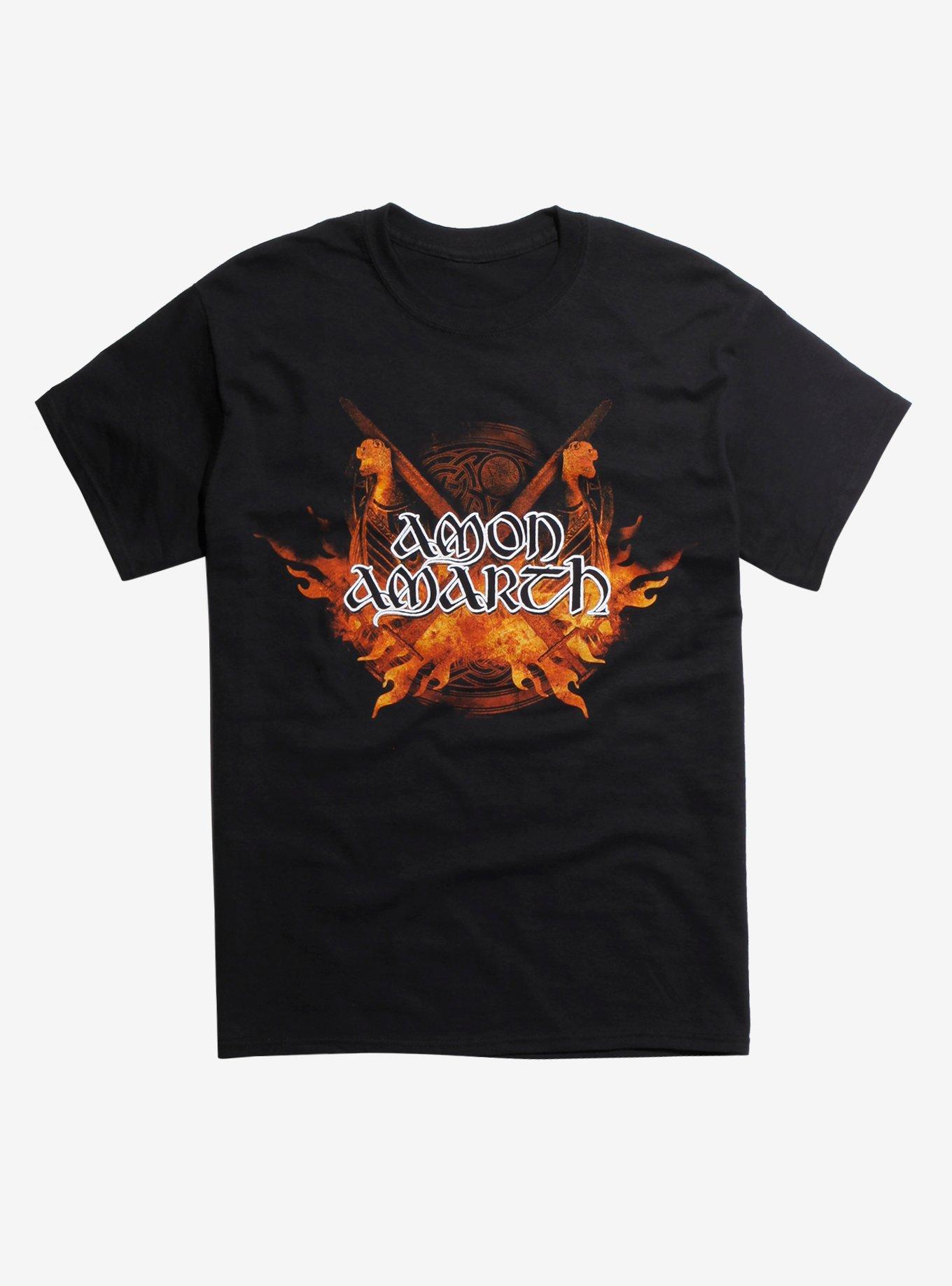 Amon Amarth Viking Horde T-Shirt, BLACK, hi-res