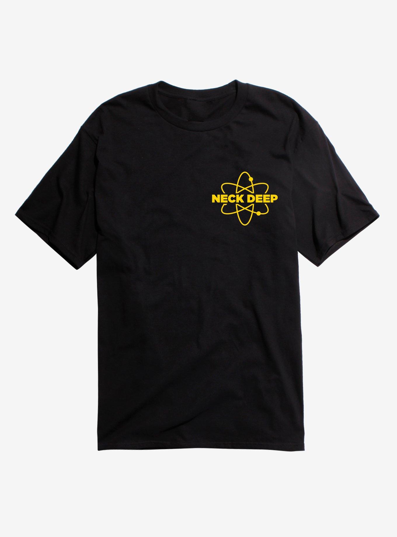 Neck Deep Nuclear Eyes T-Shirt, BLACK, hi-res