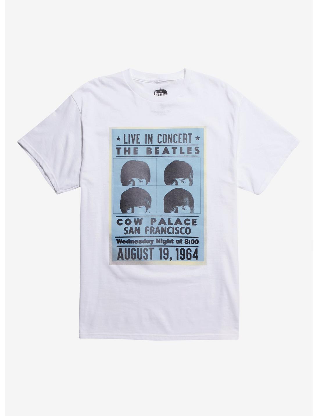 Beatles Live In Concert San Francisco T-Shirt, WHITE, hi-res