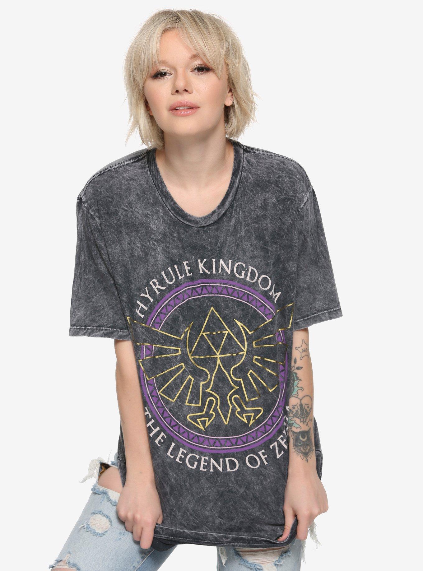 The Legend Of Zelda: Ocarina Of Time Hyrule Kingdom Tour Girls T-Shirt, PURPLE, hi-res