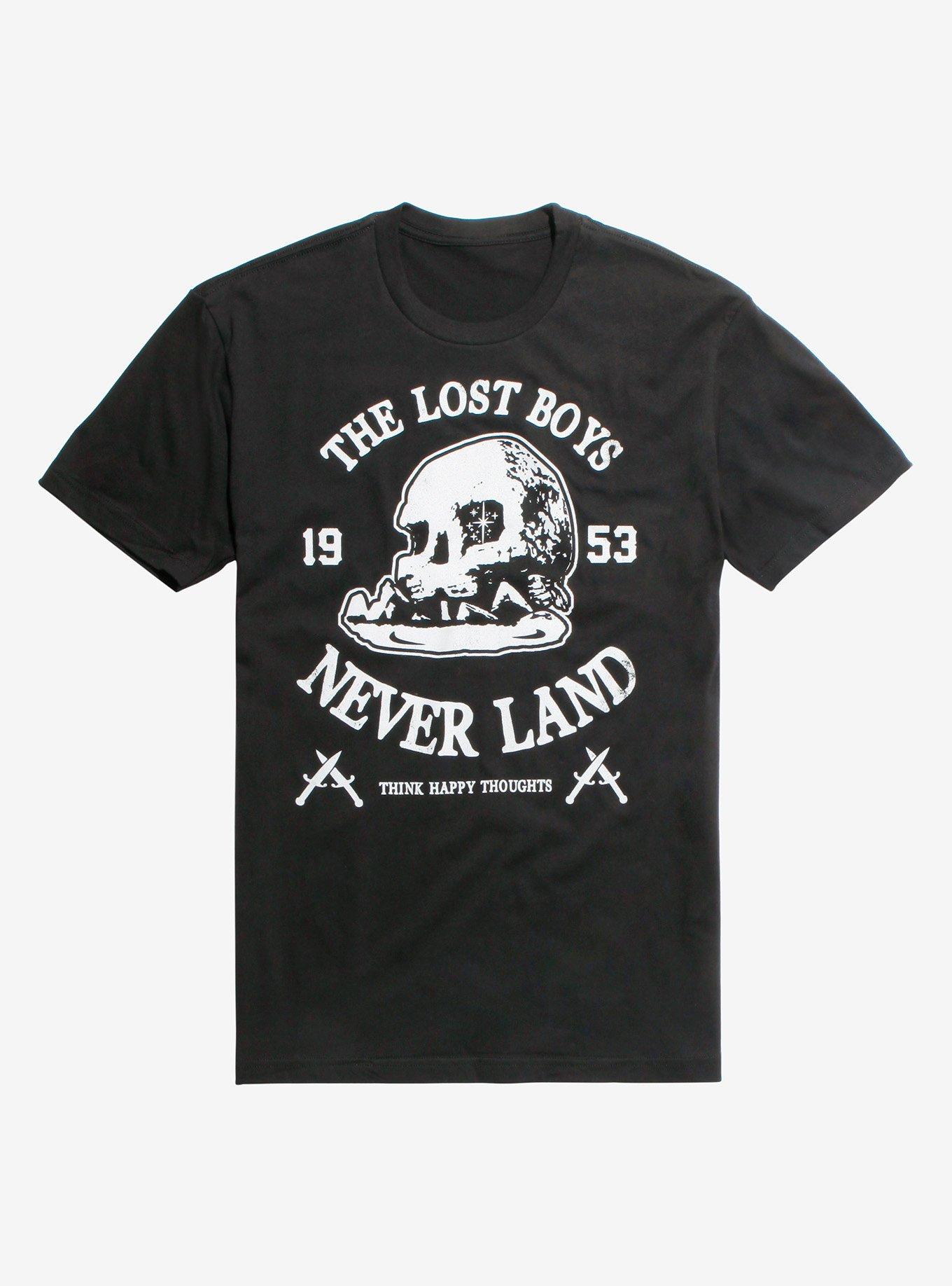 Disney Peter Pan The Lost Boys Never Land 1953 Skull T-Shirt | Hot Topic