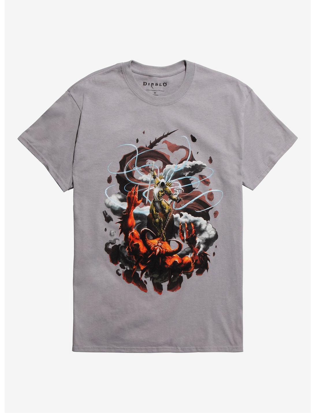 Blizzard Diablo Angiris Dominicus T-Shirt, GREY, hi-res