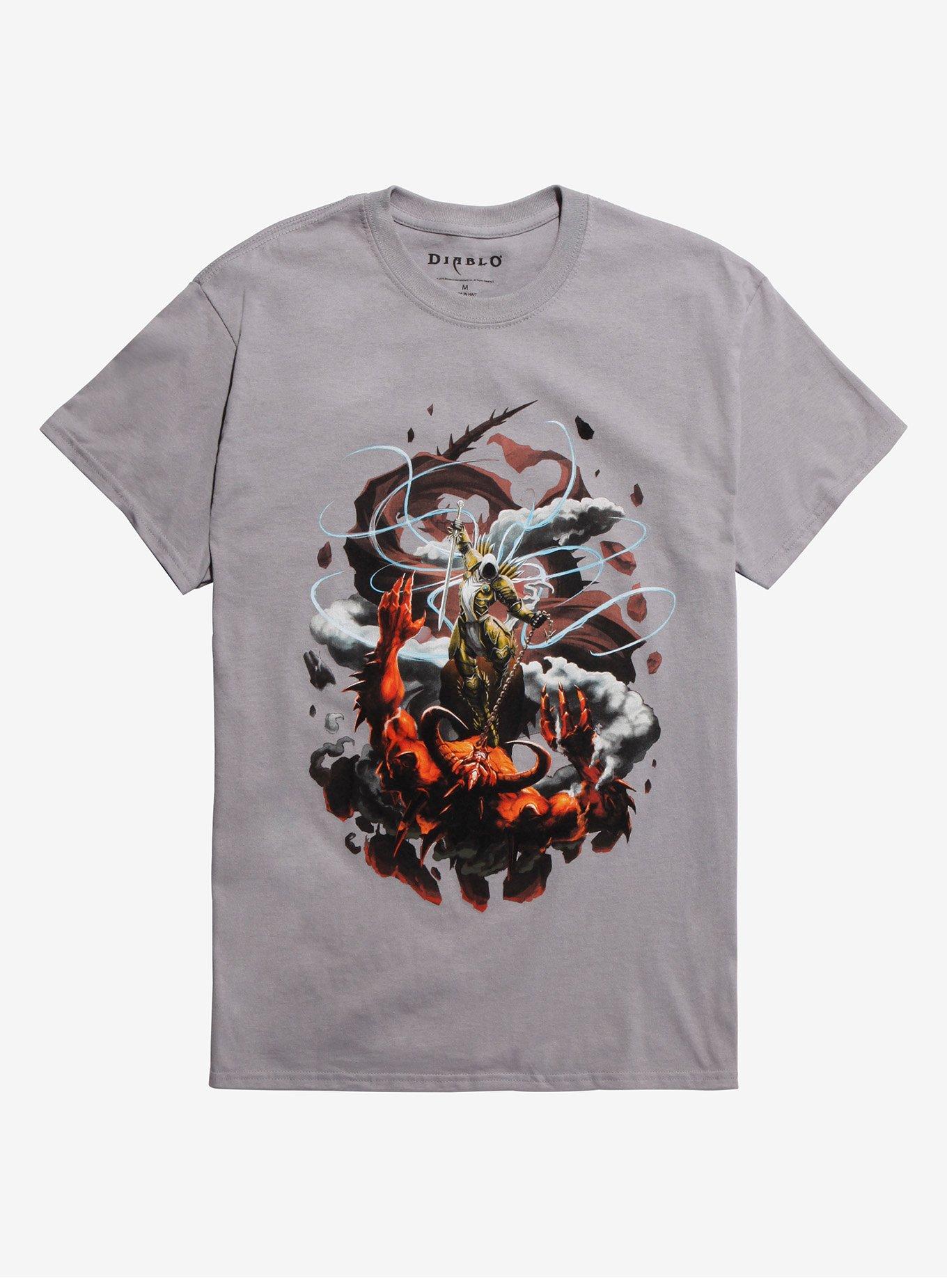 Blizzard Diablo Angiris Dominicus T-Shirt, GREY, hi-res