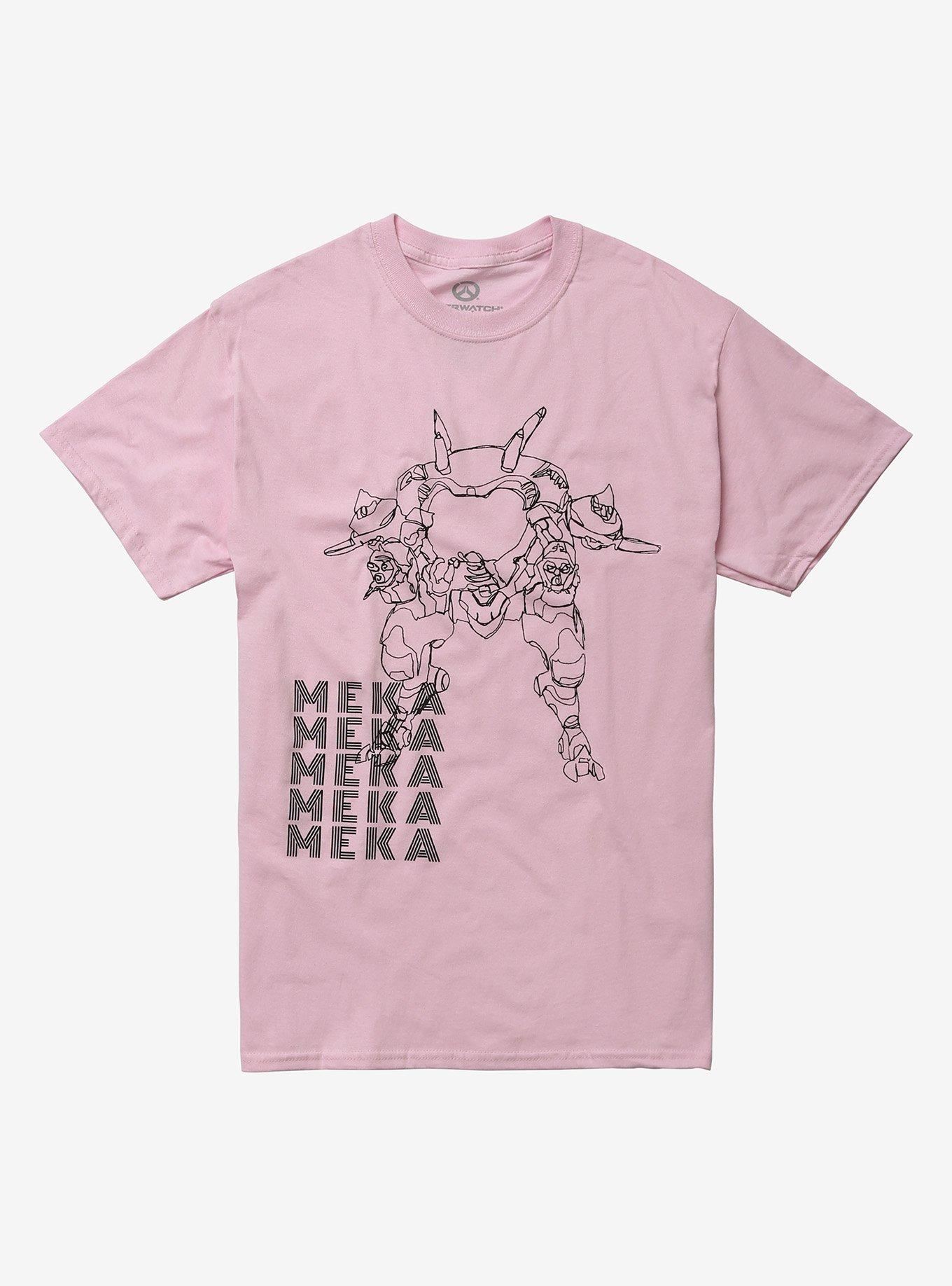 Blizzard Overwatch MEKA T-Shirt, LIGHT PINK, hi-res