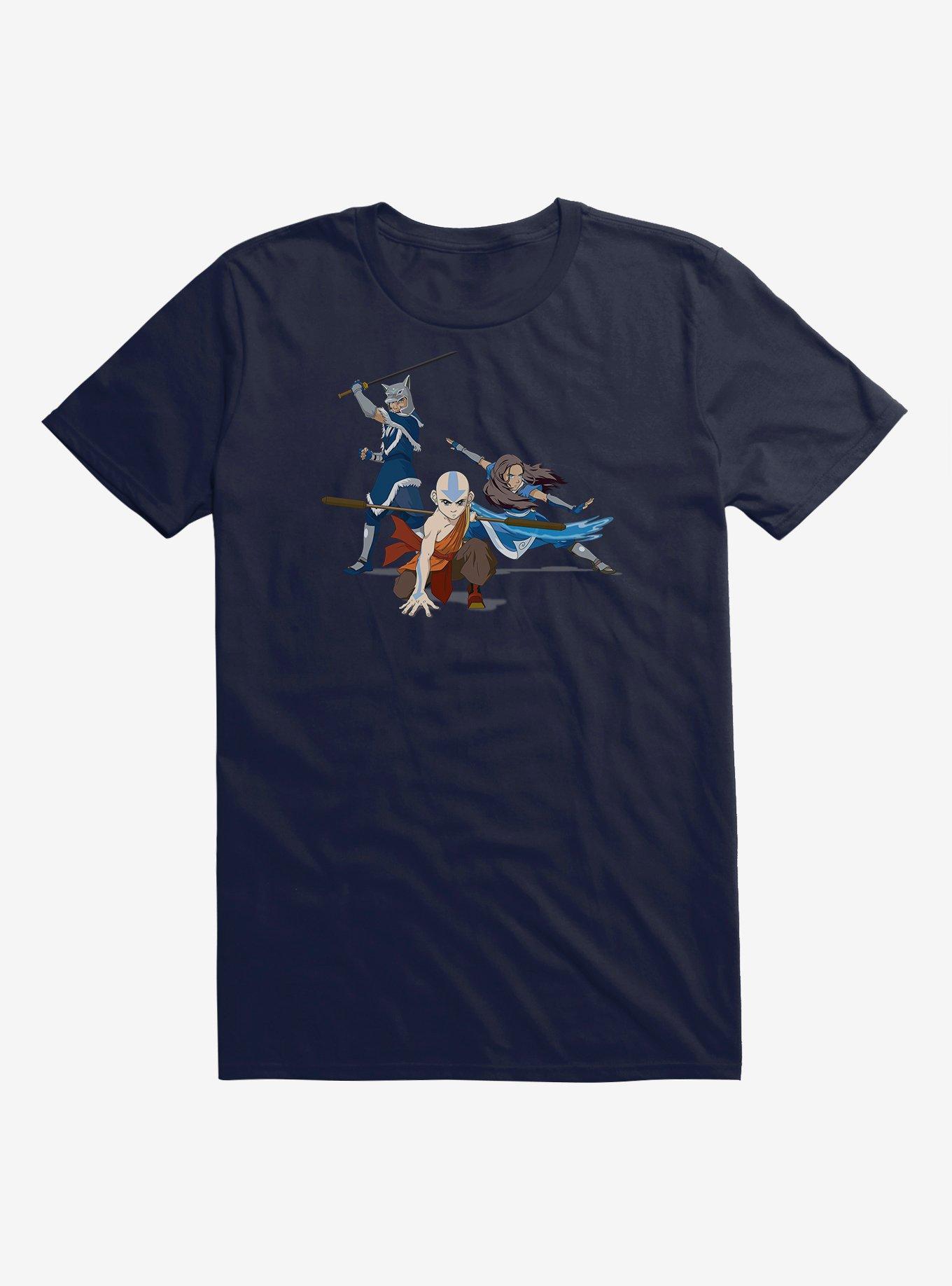 Avatar: The Last Airbender Battle Poses T-Shirt, NAVY, hi-res