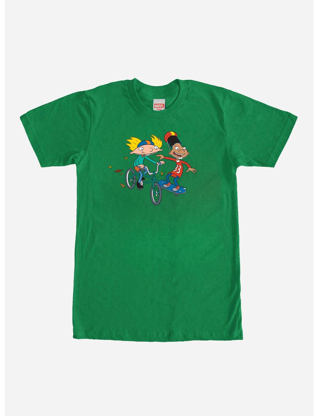 Hey Arnold! Biking & Skating T-Shirt, KELLY GREEN, hi-res