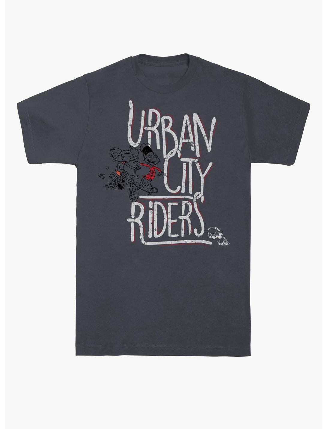 Hey Arnold! Urban City T-Shirt, CHARCOAL, hi-res