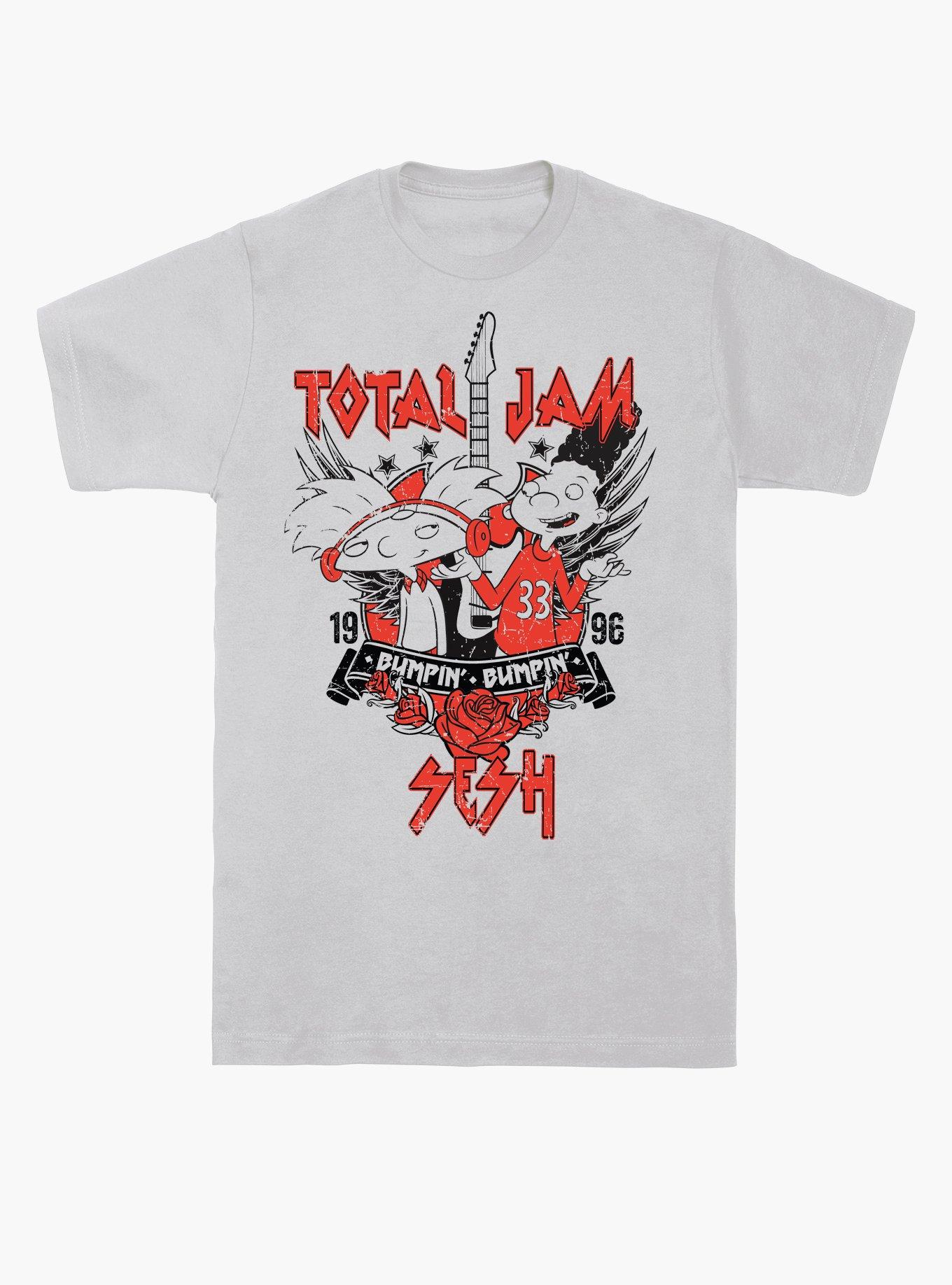 Hey Arnold! Total Jam T-Shirt, SILVER, hi-res