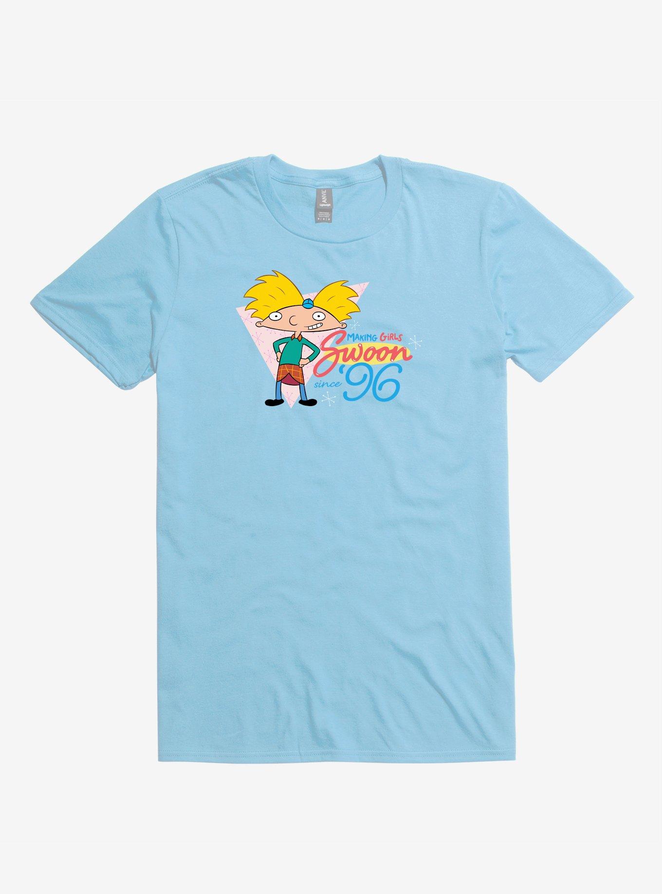 Hey Arnold! Swoon T-Shirt, LIGHT BLUE, hi-res